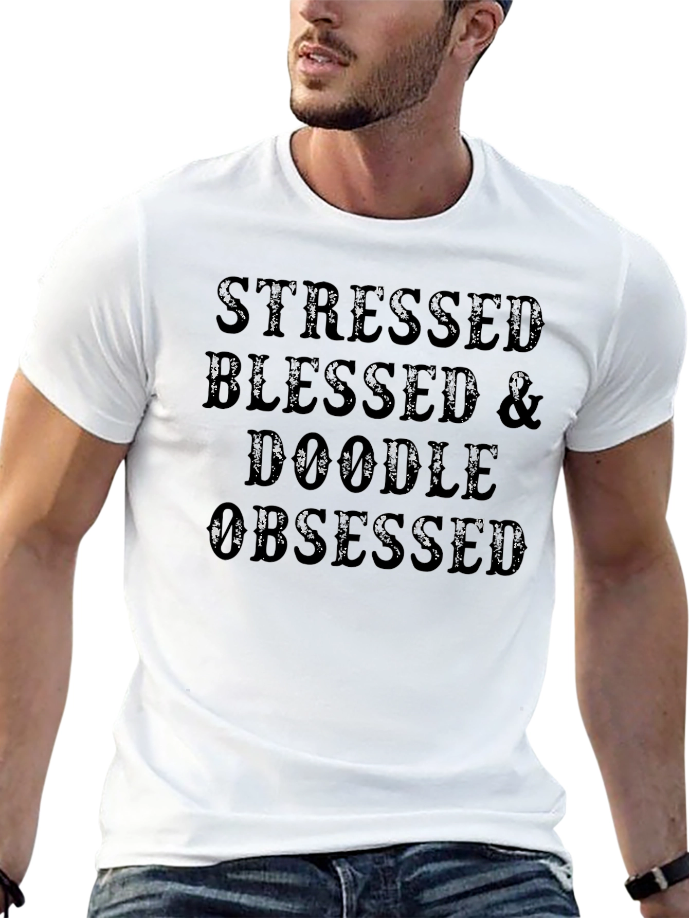 Stressed Blessed & Doodle Obsessed T-Shirt