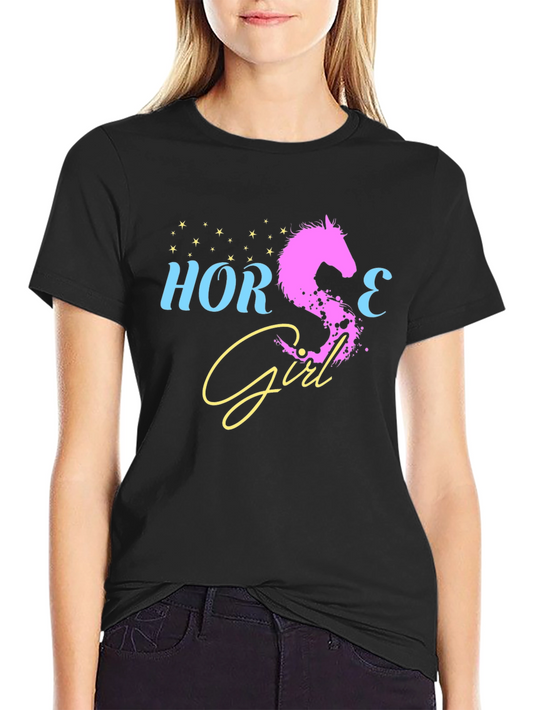 Horse Girl T-Shirt - Equestrian Lover Tee