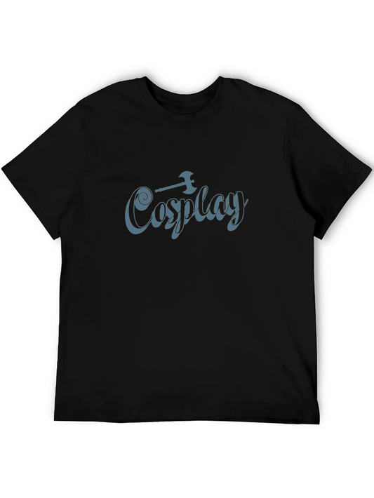 Cosplay T-Shirt - Black Tee with Axe Design