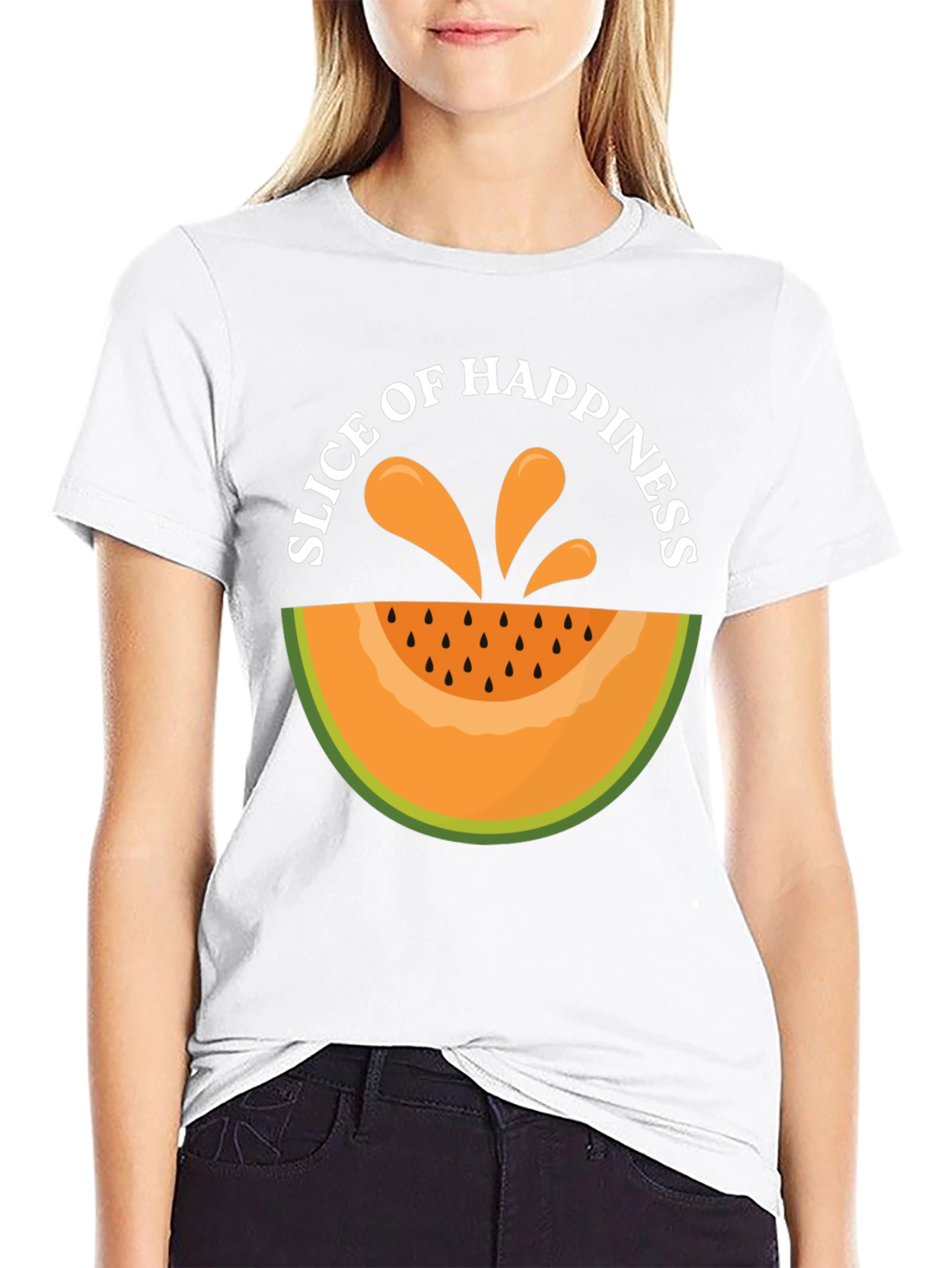 Slice of Happiness Graphic T-Shirt