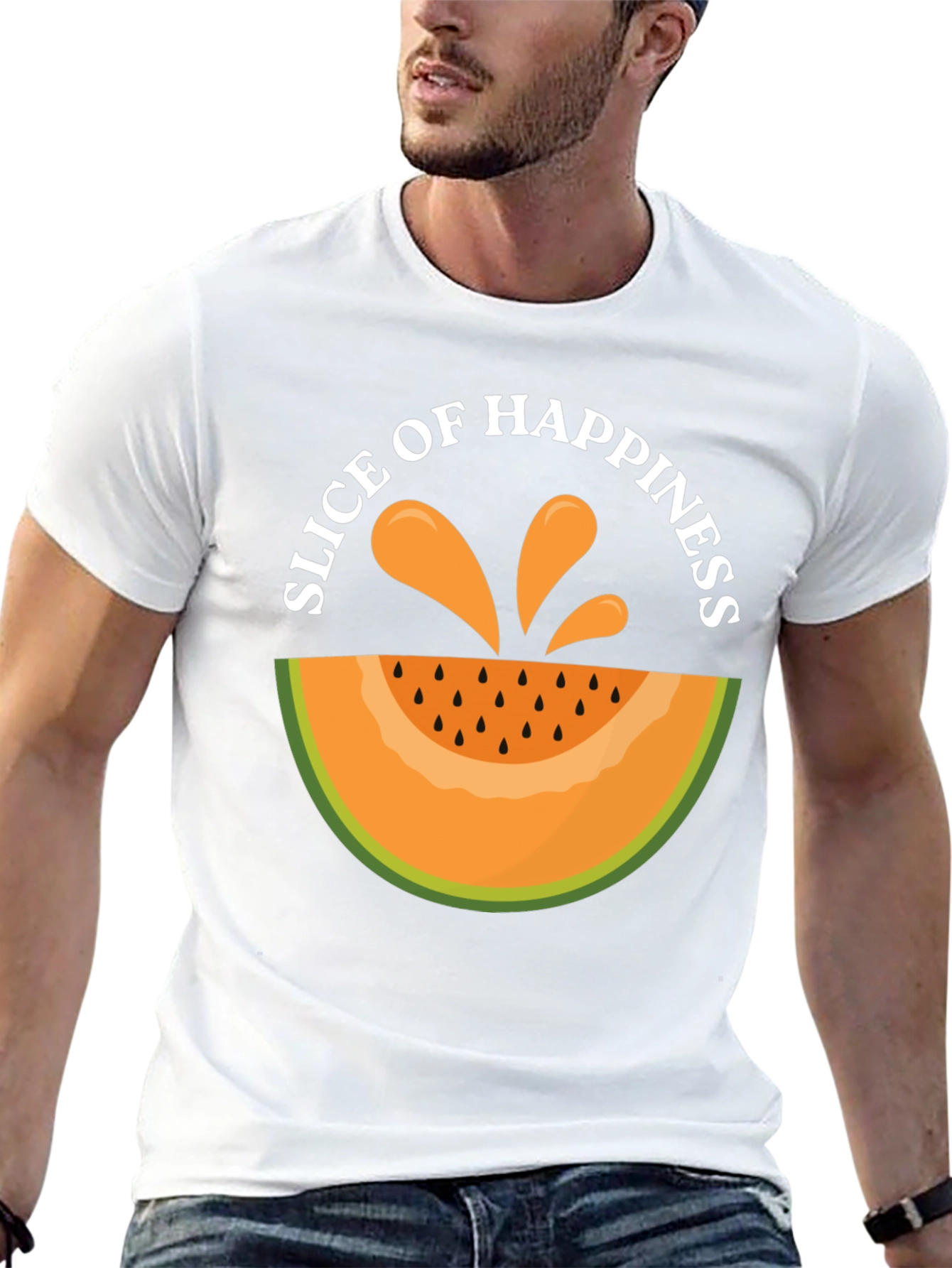 Slice of Happiness Graphic T-Shirt