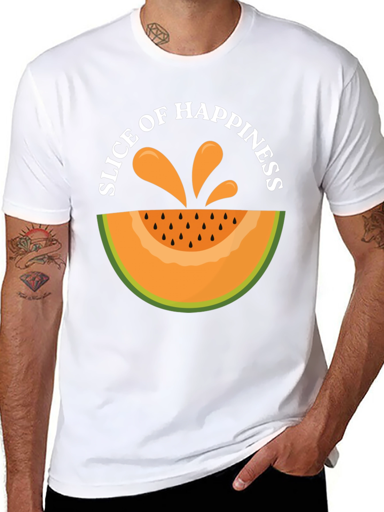 Slice of Happiness Graphic T-Shirt