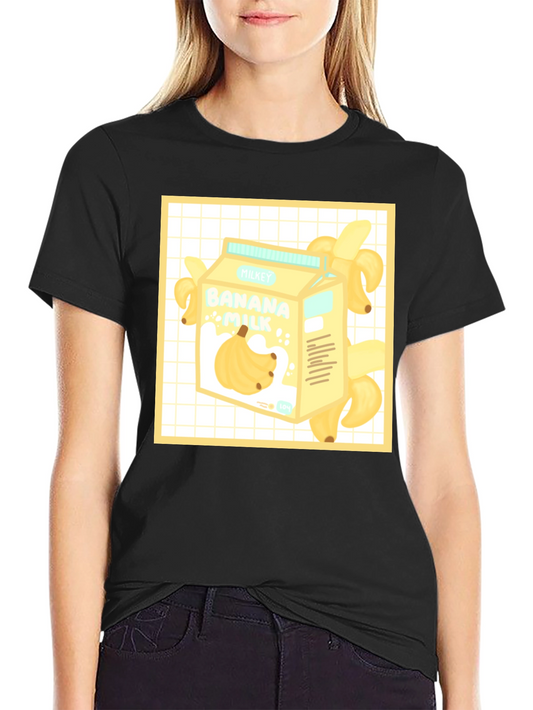 Banana Milk T-Shirt - Kawaii Style