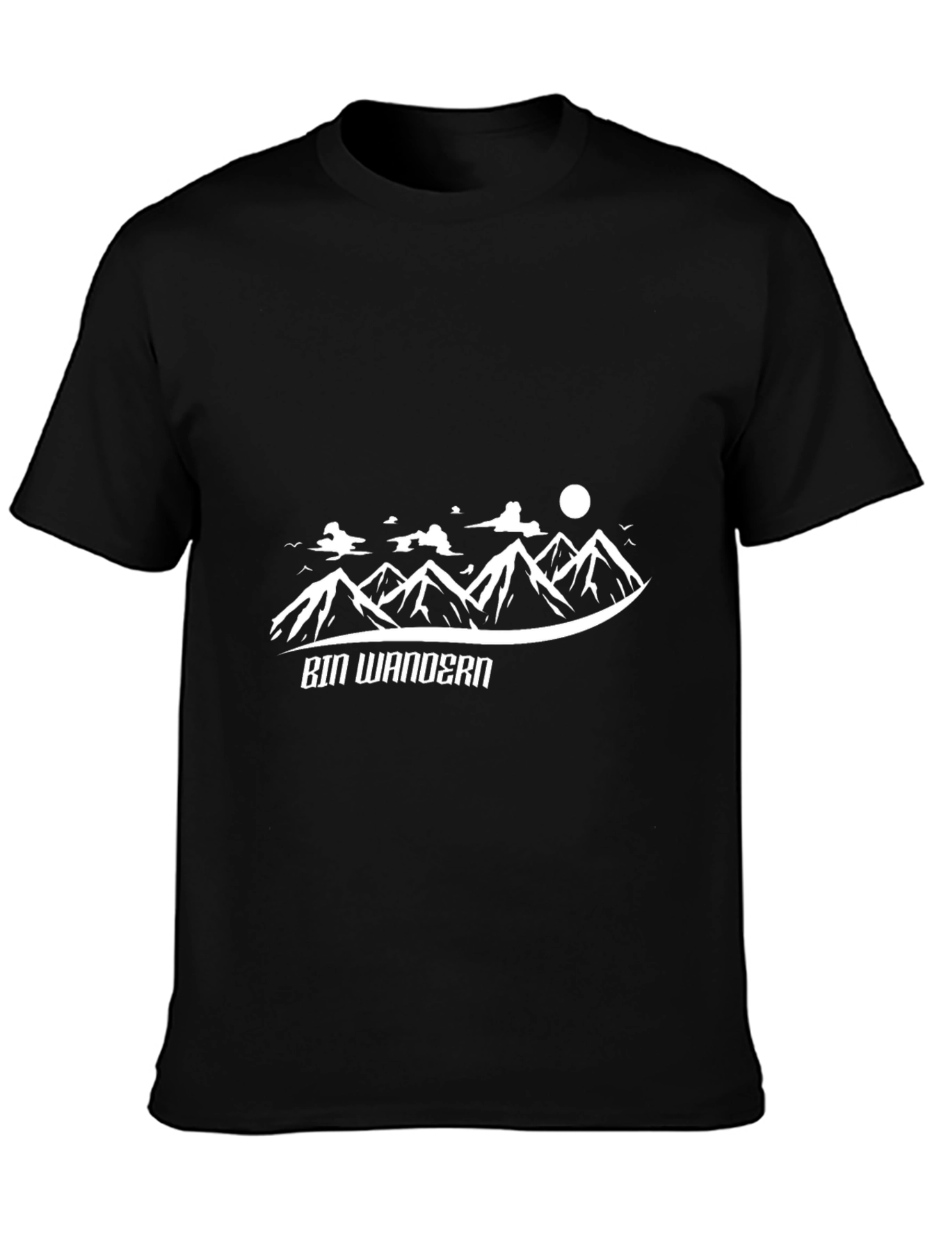 Bin Wandern Mountain T-Shirt - Hiking Adventure Tee