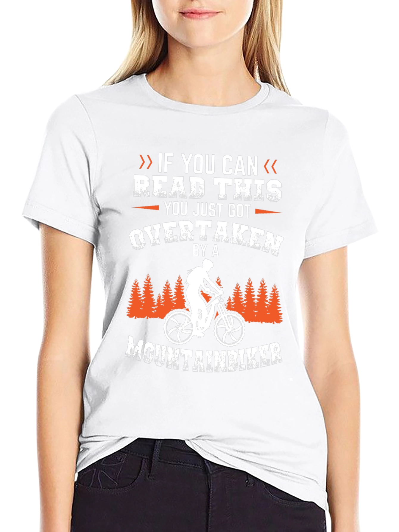Mountain Biker Overtaken Graphic Tee