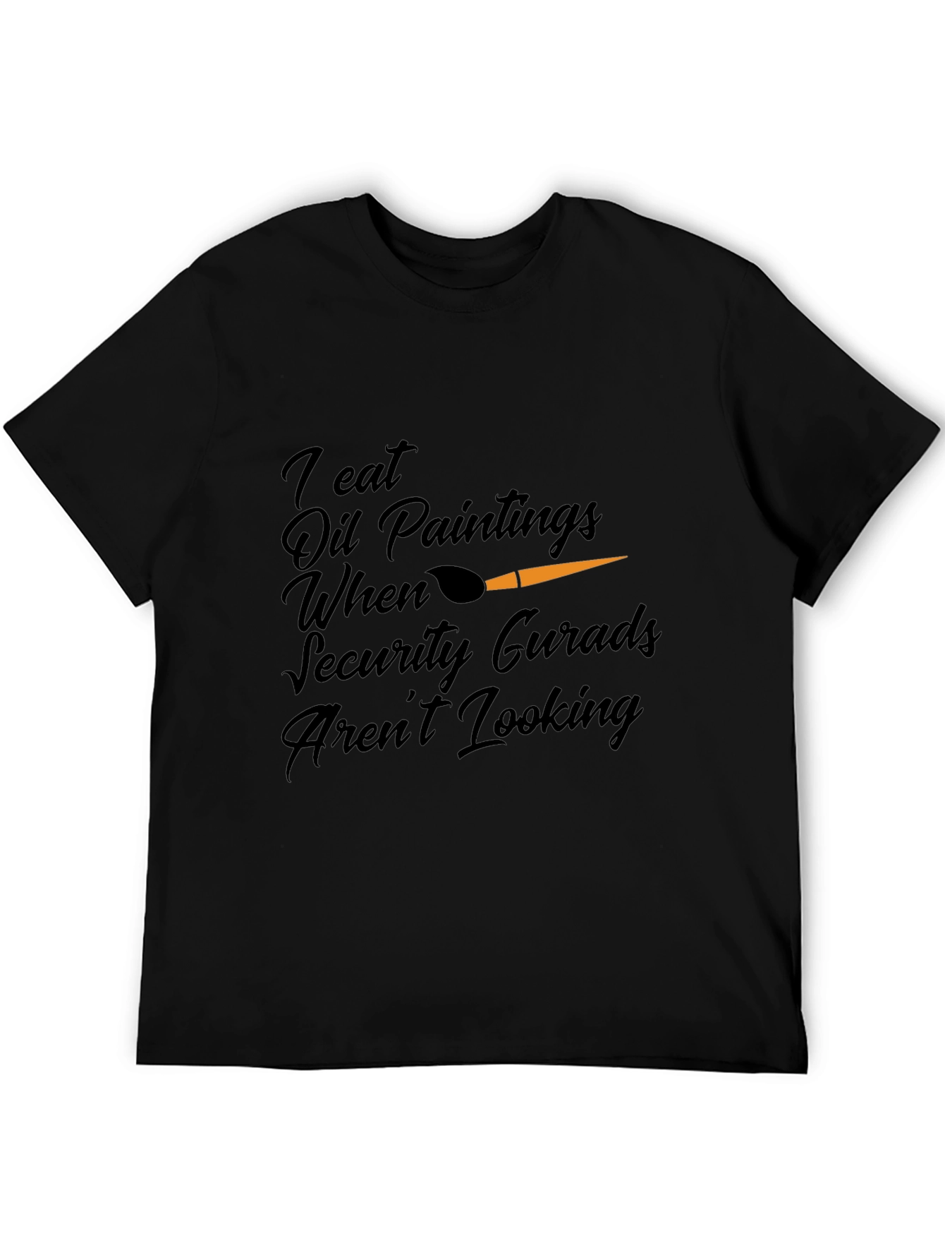 Funny Oil Painting Eater Graphic T-Shirt
