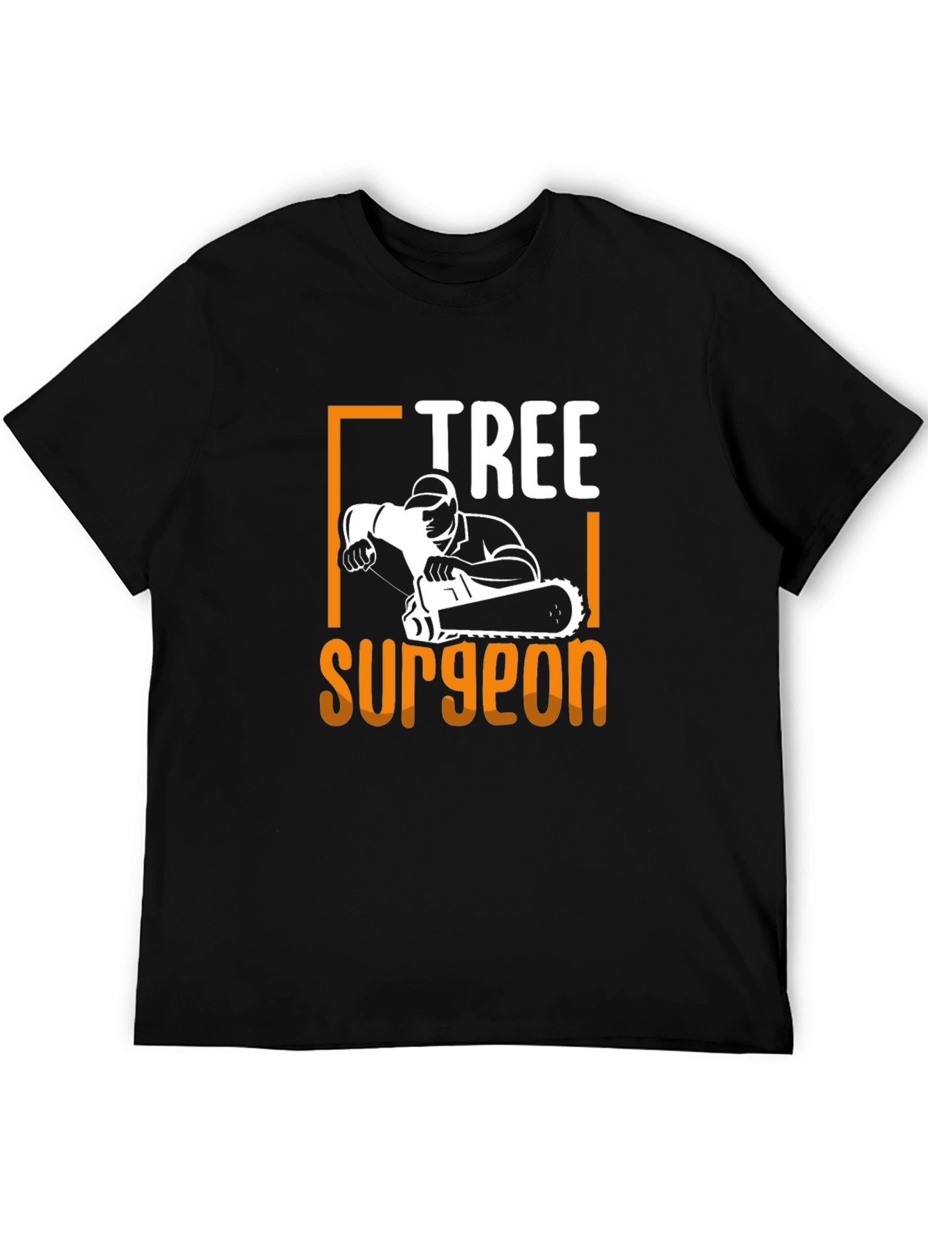 Tree Surgeon Black Cotton T-Shirt