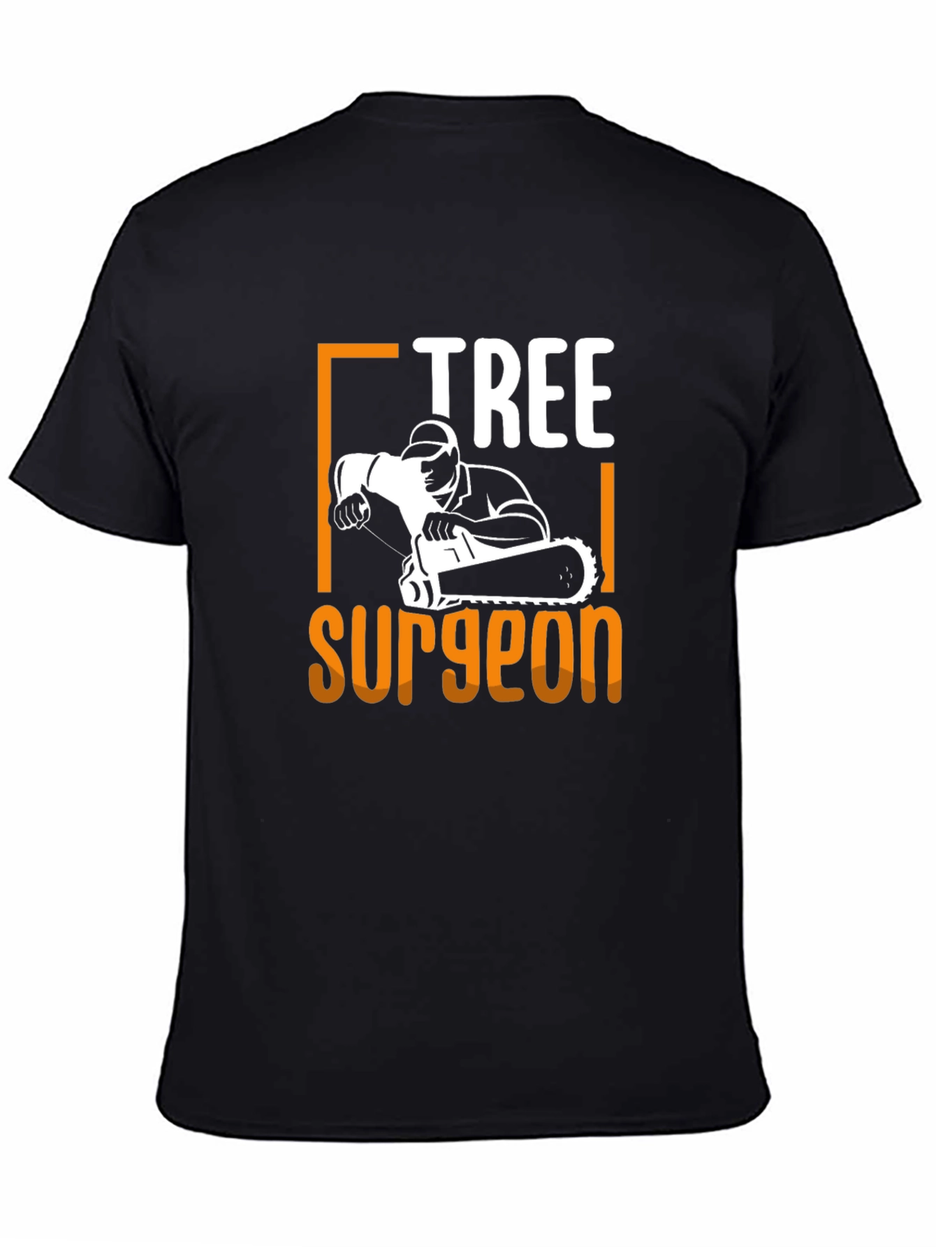 Tree Surgeon Black Cotton T-Shirt