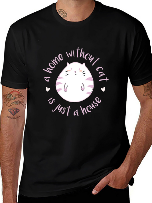Cat Lover T-Shirt: A Home Without Cat