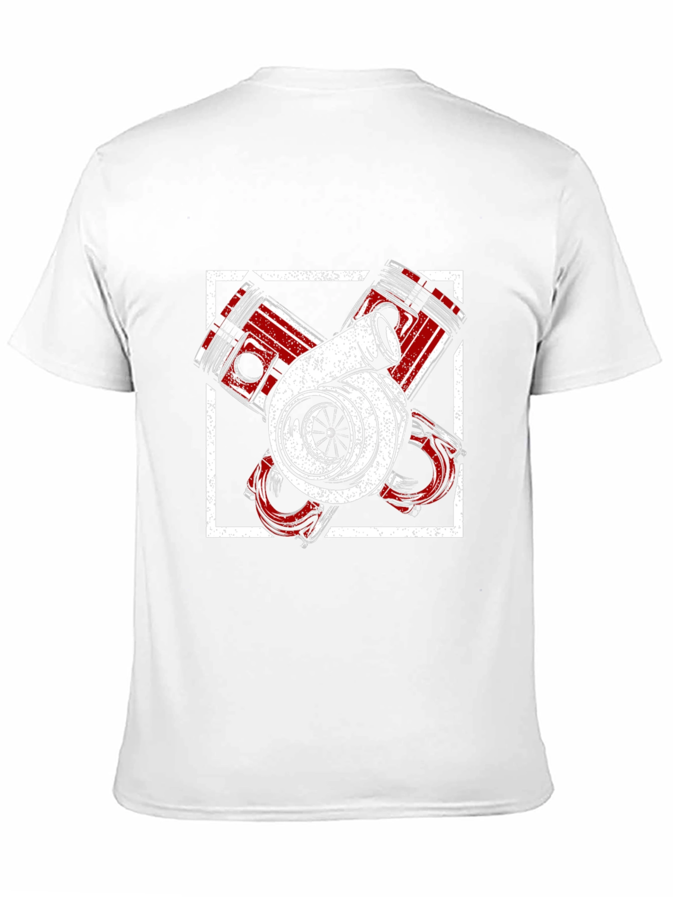 Turbo Engine Piston Graphic T-Shirt