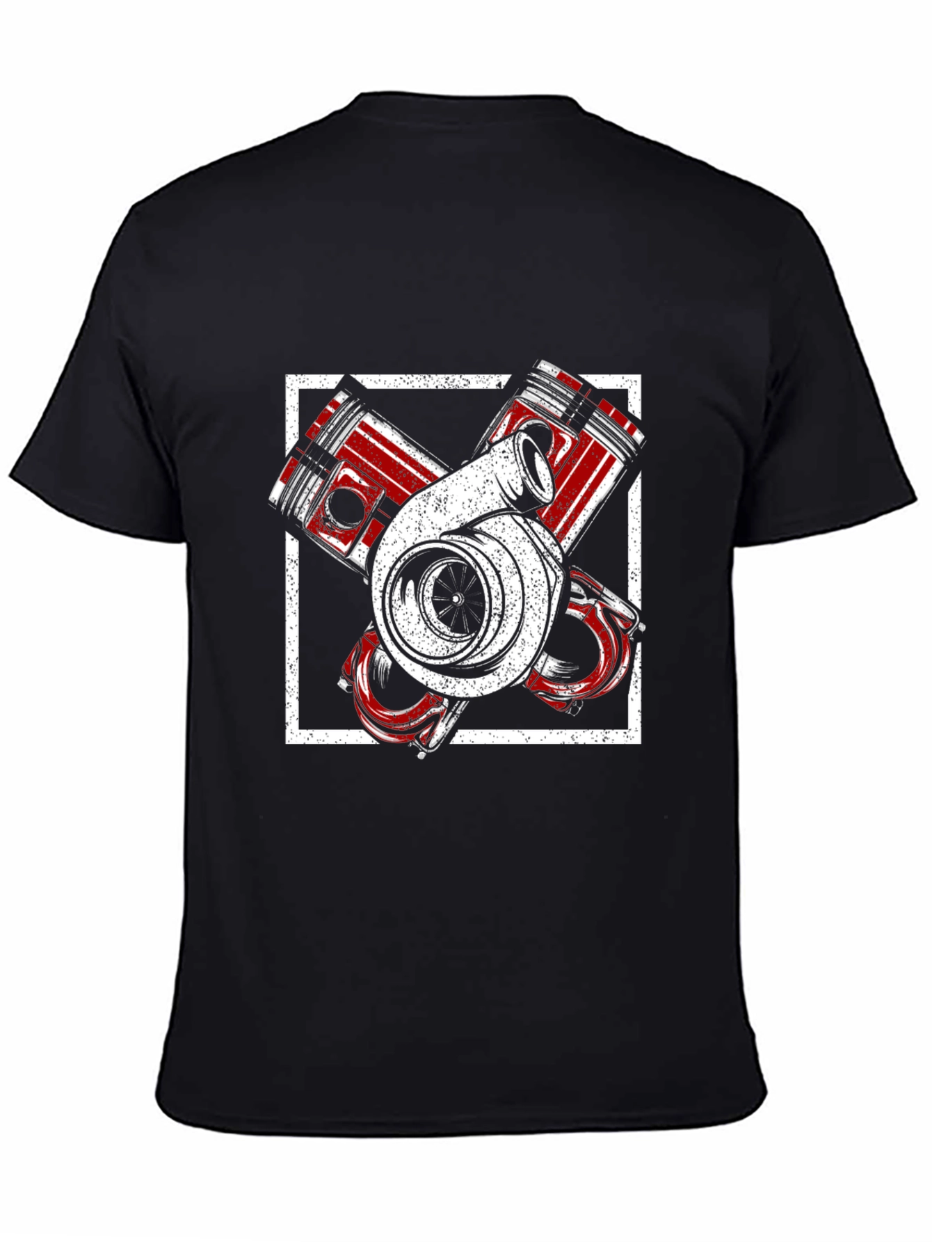 Turbo Engine Piston Graphic T-Shirt
