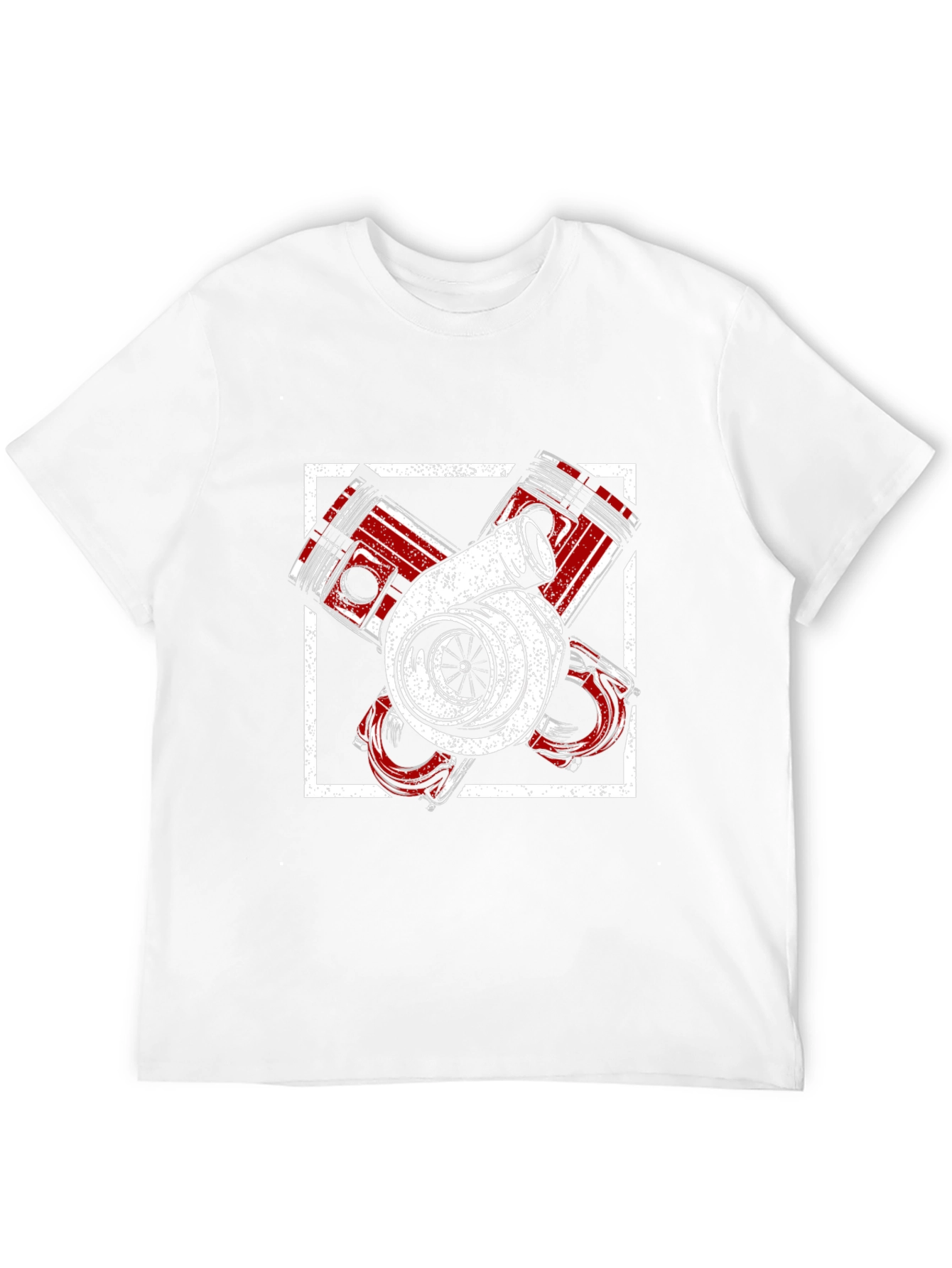 Turbo Engine Piston Graphic T-Shirt