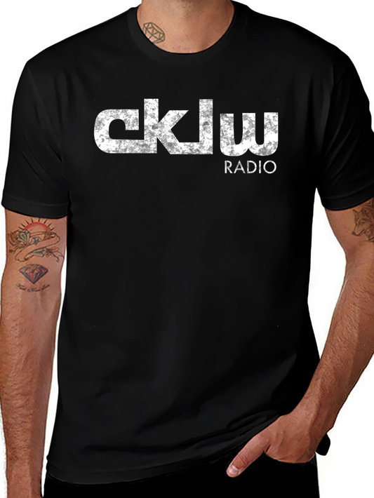 CKLW Radio Vintage Graphic T-Shirt - Black