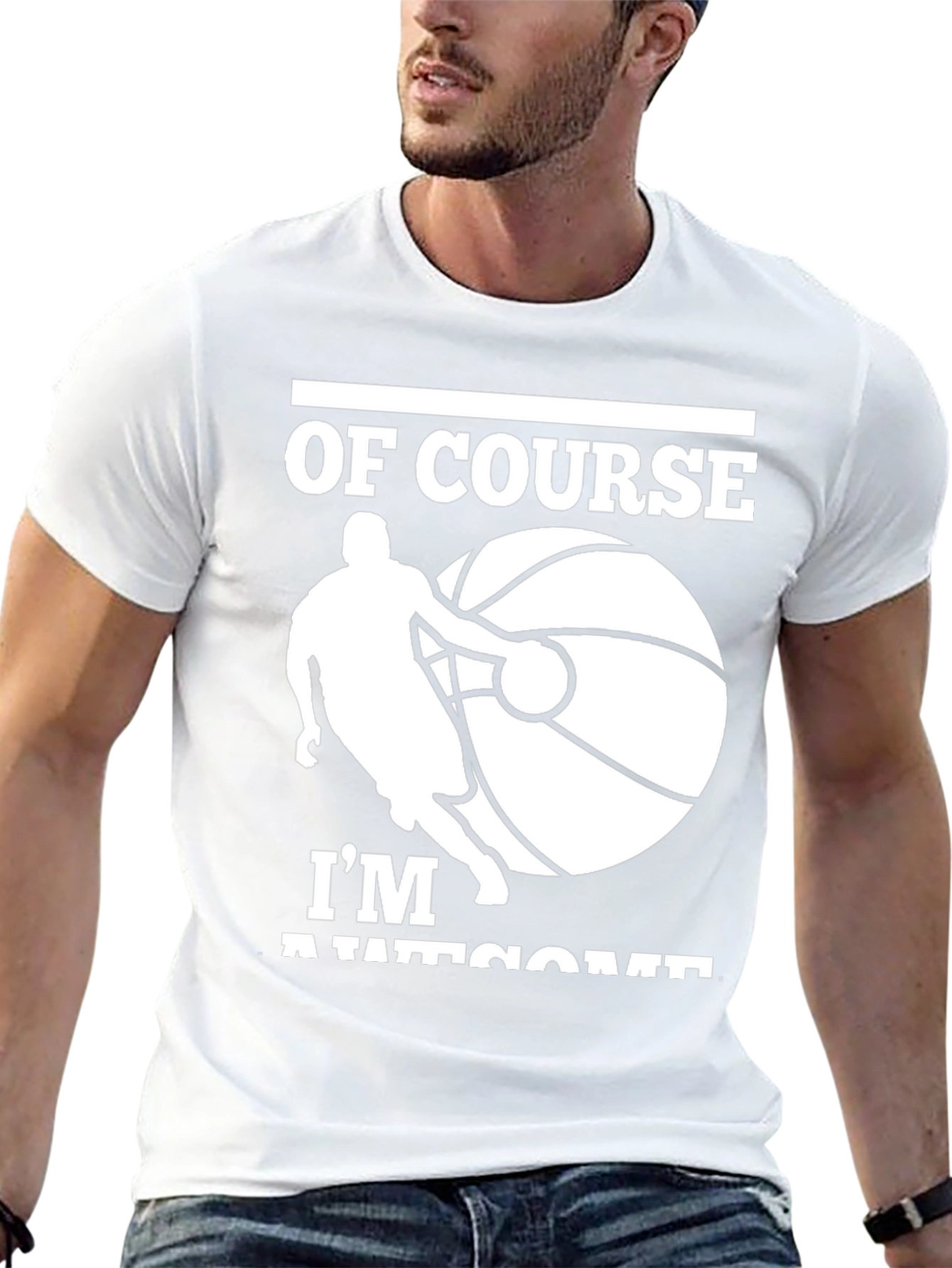Awesome Basketball Player Graphic T-Shirt