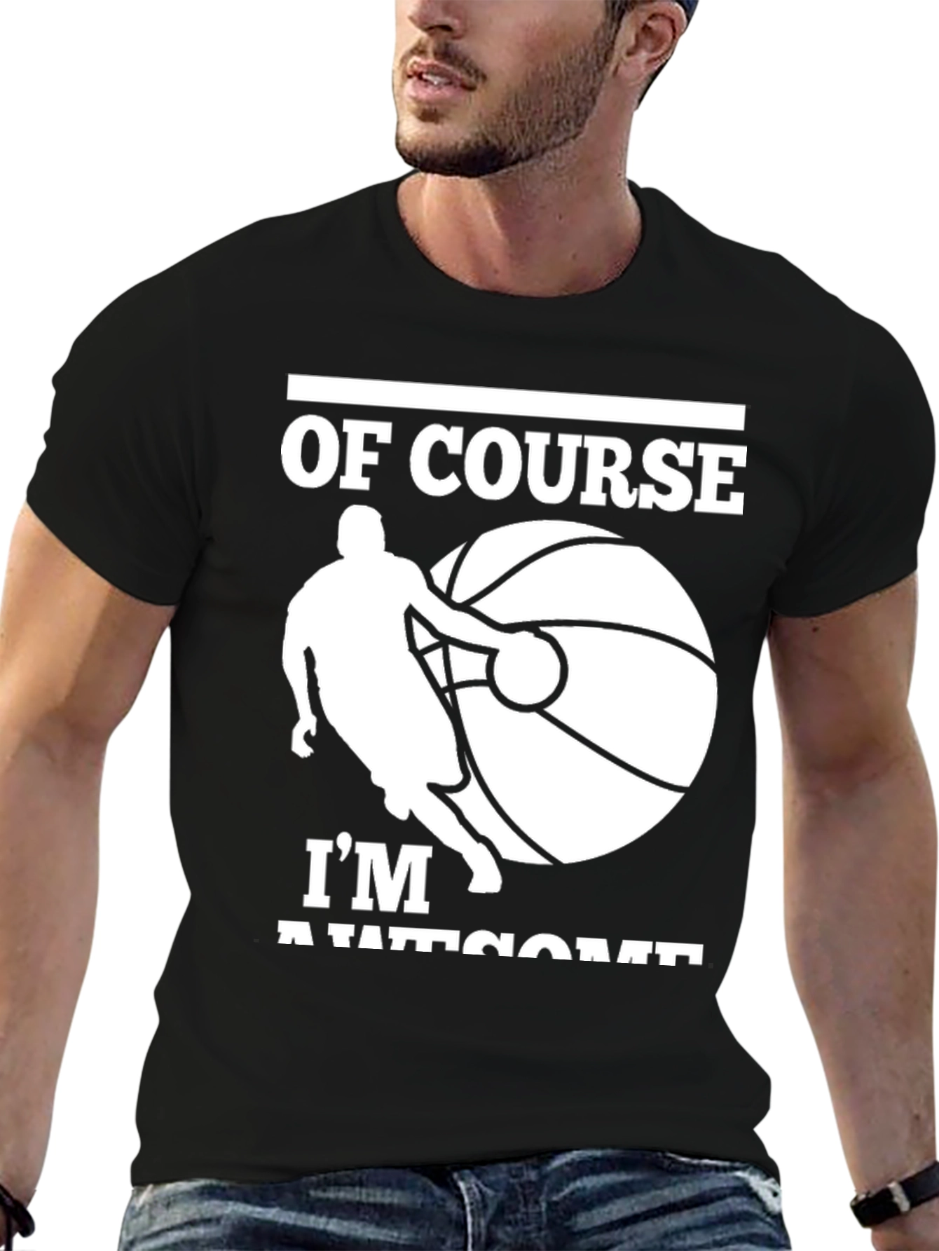 Awesome Basketball Player Graphic T-Shirt
