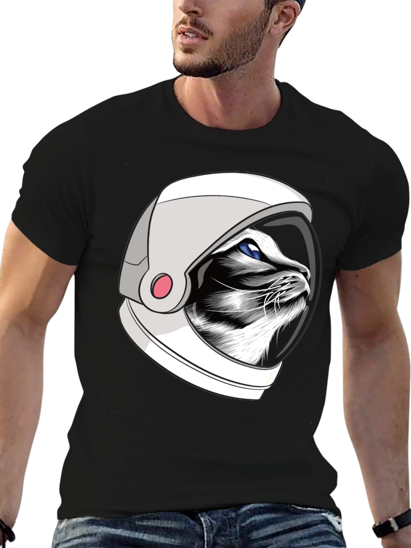 Astronaut Cat T-Shirt - Unisex Graphic Tee
