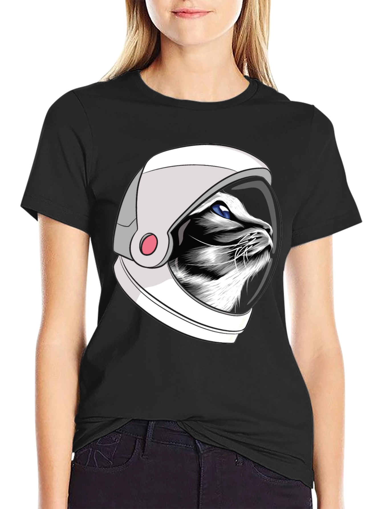 Astronaut Cat T-Shirt - Unisex Graphic Tee