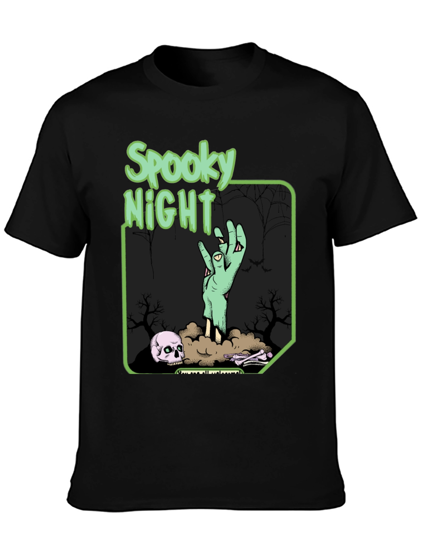 Spooky Night Graphic T-Shirt