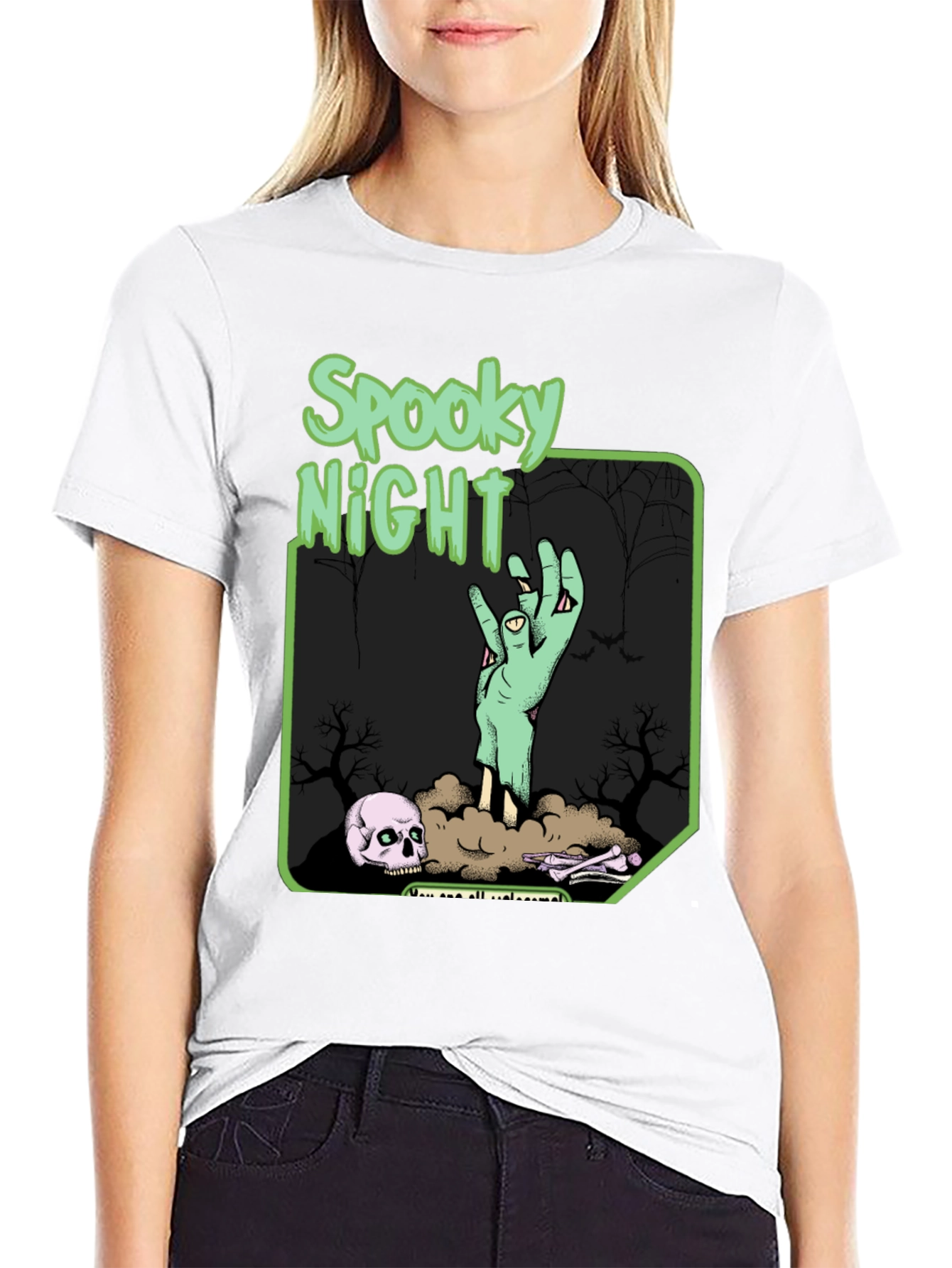Spooky Night Graphic T-Shirt