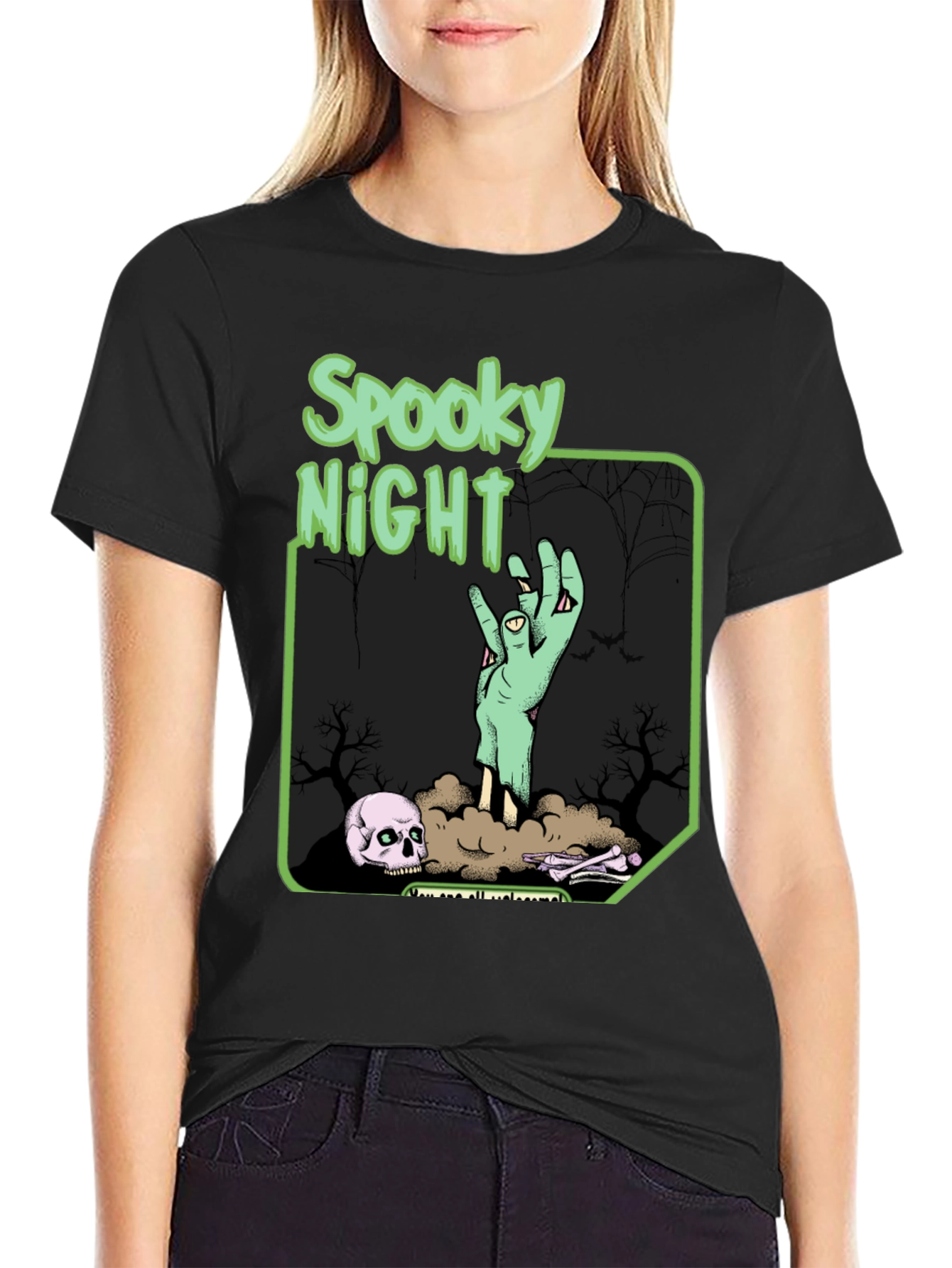 Spooky Night Graphic T-Shirt