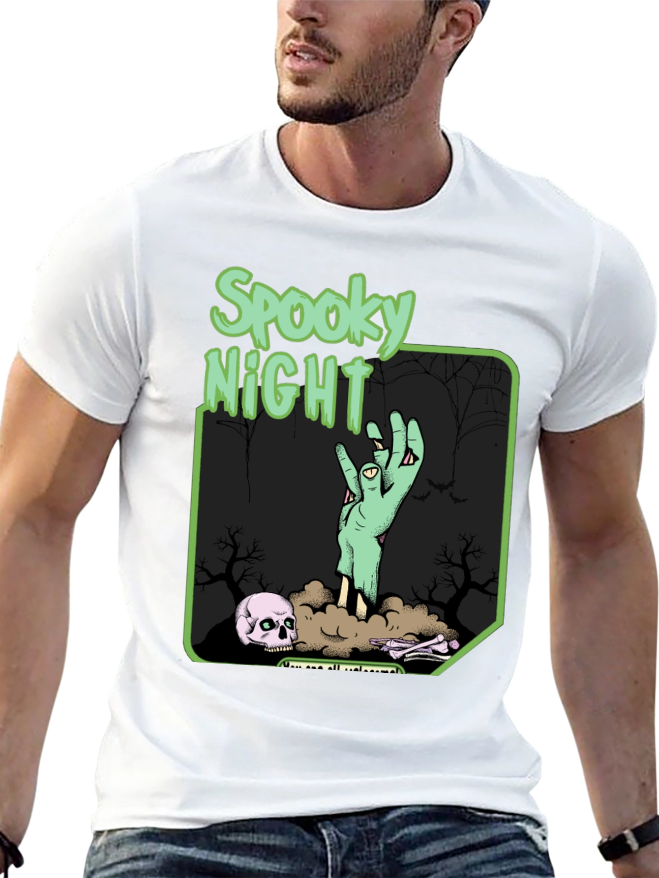 Spooky Night Graphic T-Shirt