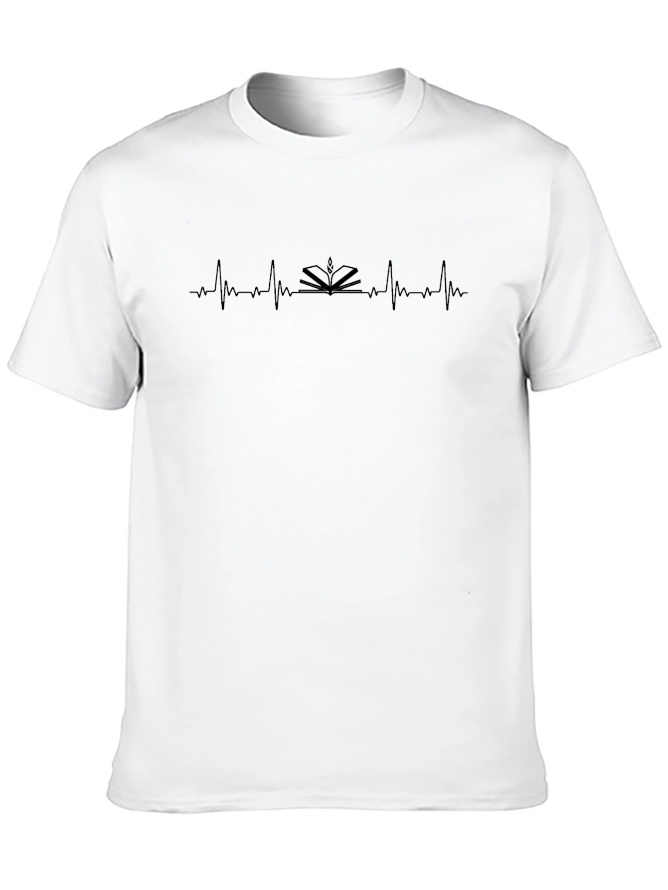 Book Lover Heartbeat T-Shirt - Read Life
