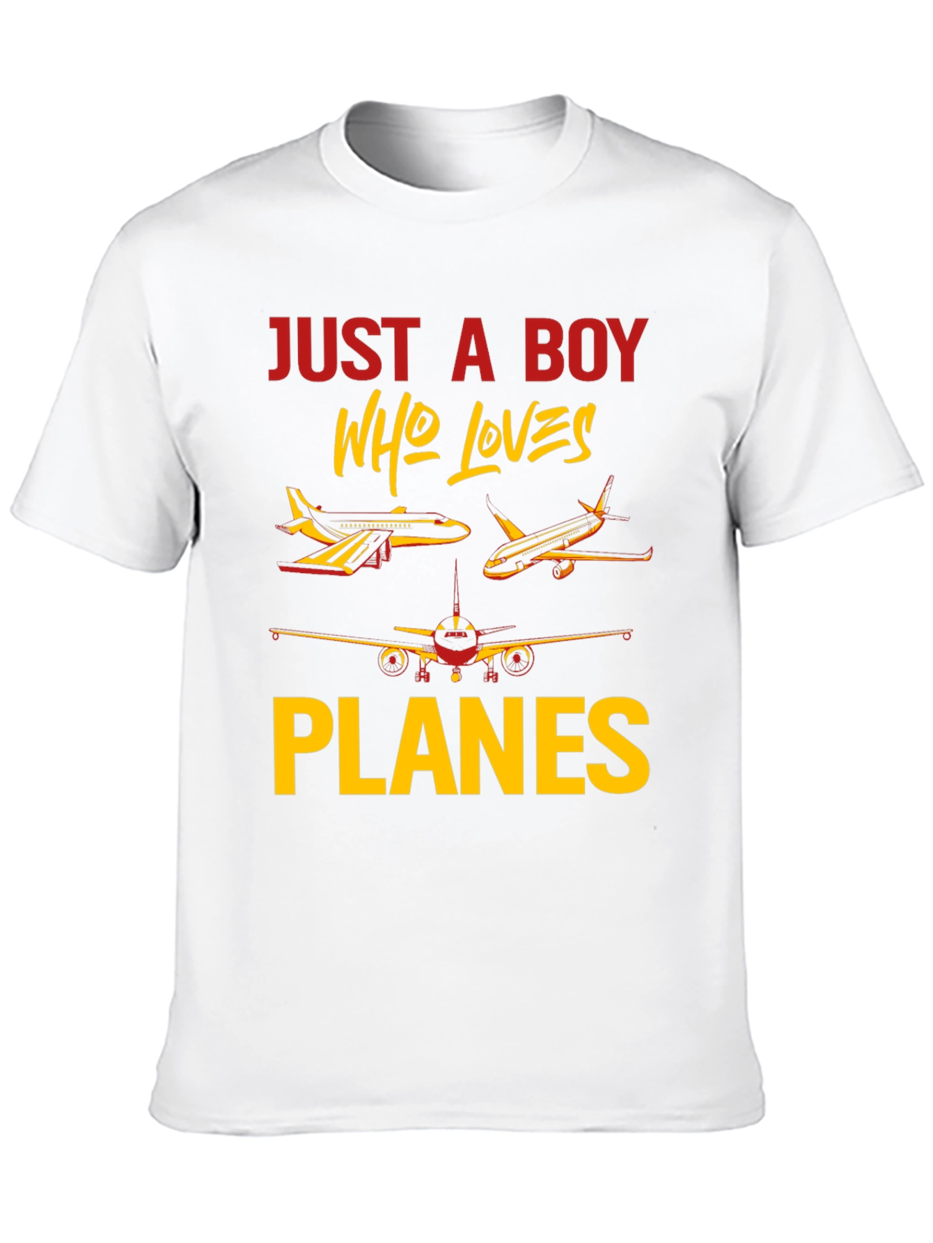 Boy Who Loves Planes T-Shirt | Aviation Gift