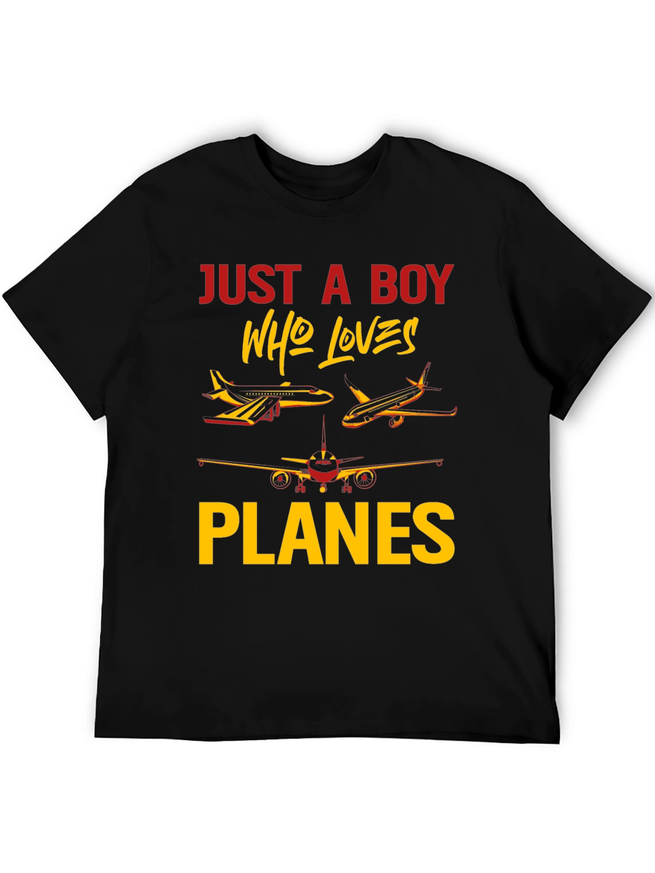 Boy Who Loves Planes T-Shirt | Aviation Gift
