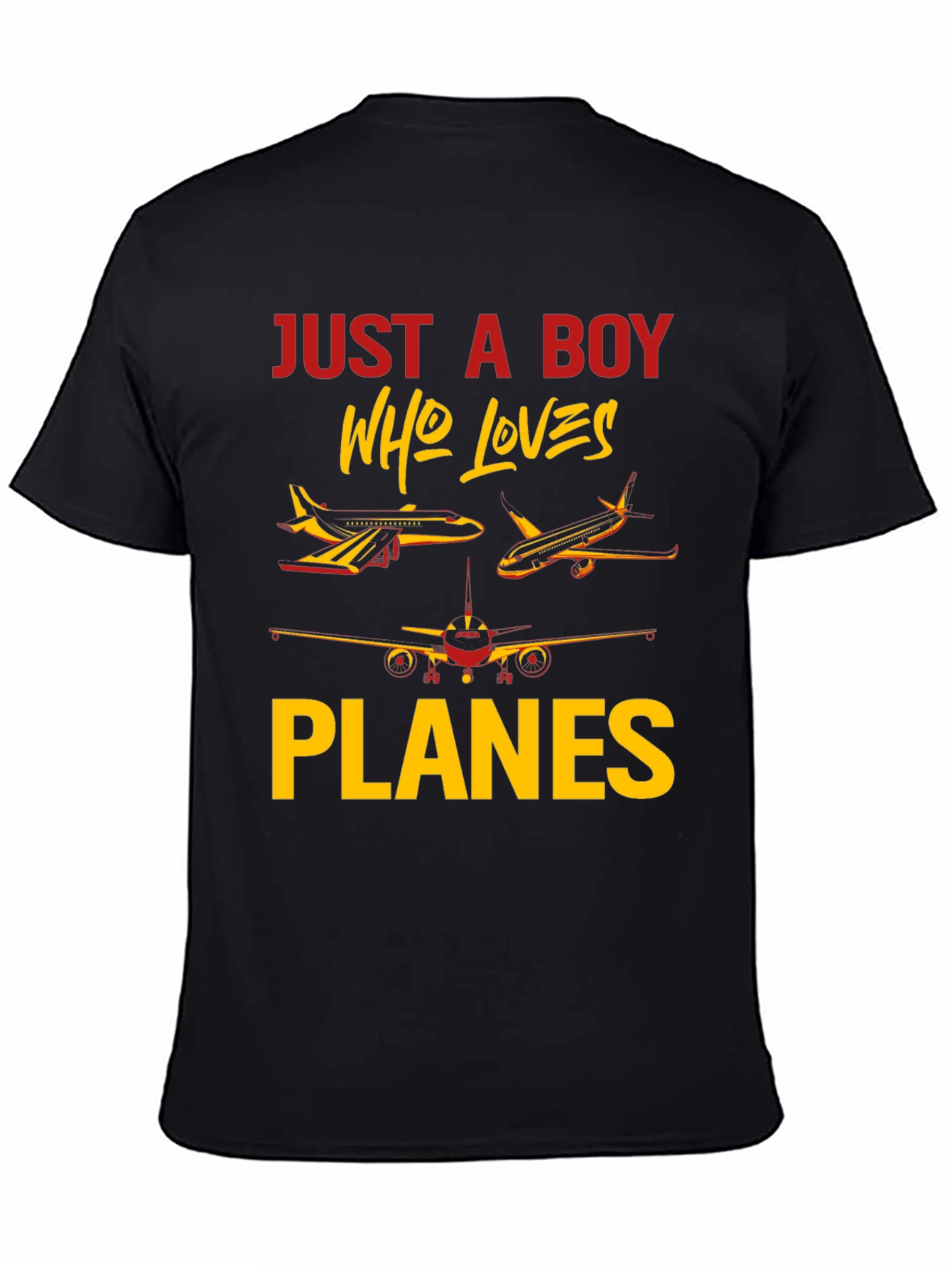 Boy Who Loves Planes T-Shirt | Aviation Gift