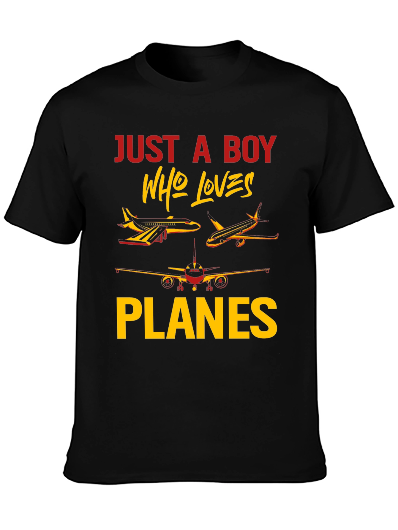 Boy Who Loves Planes T-Shirt | Aviation Gift