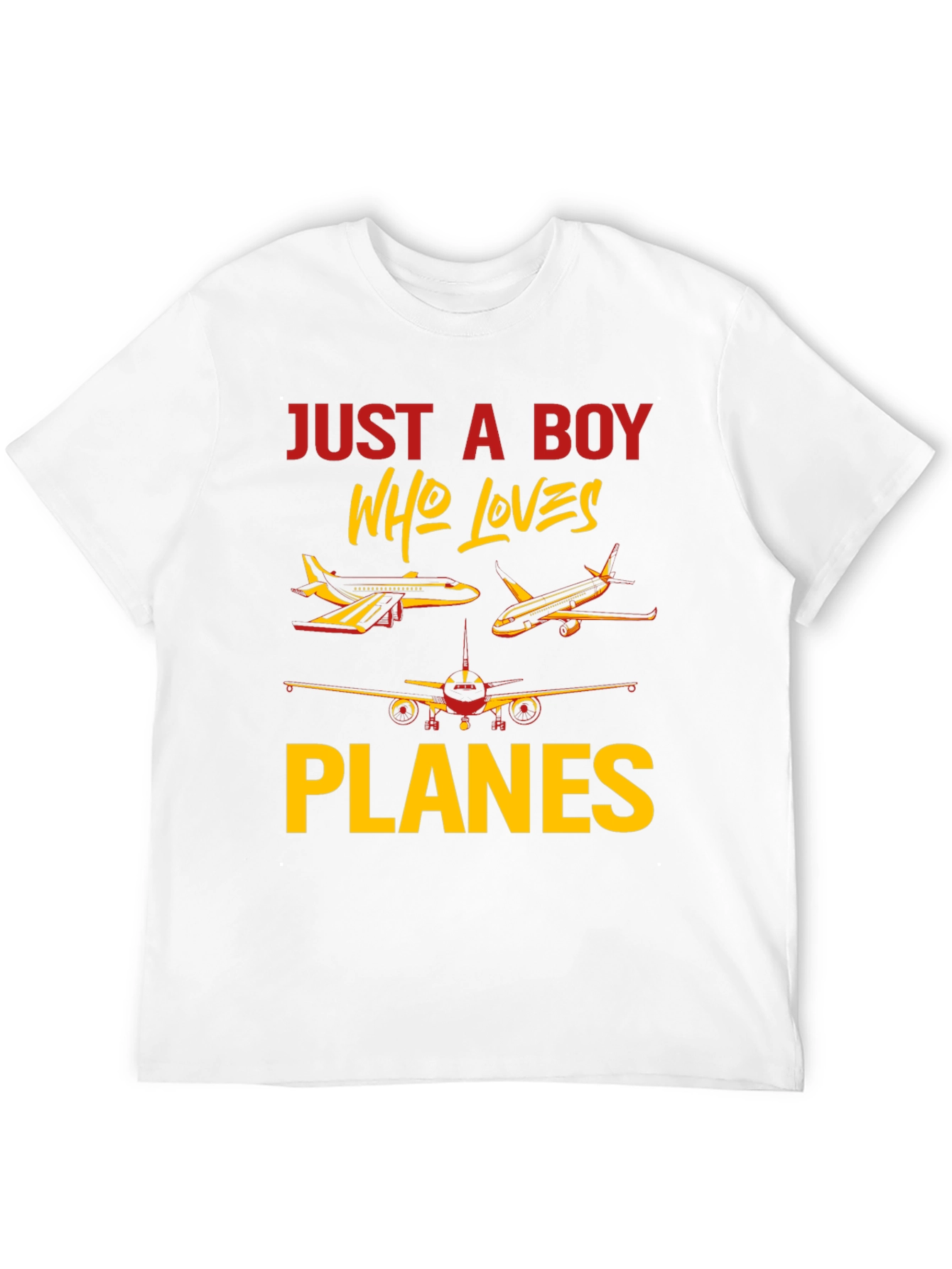 Boy Who Loves Planes T-Shirt | Aviation Gift