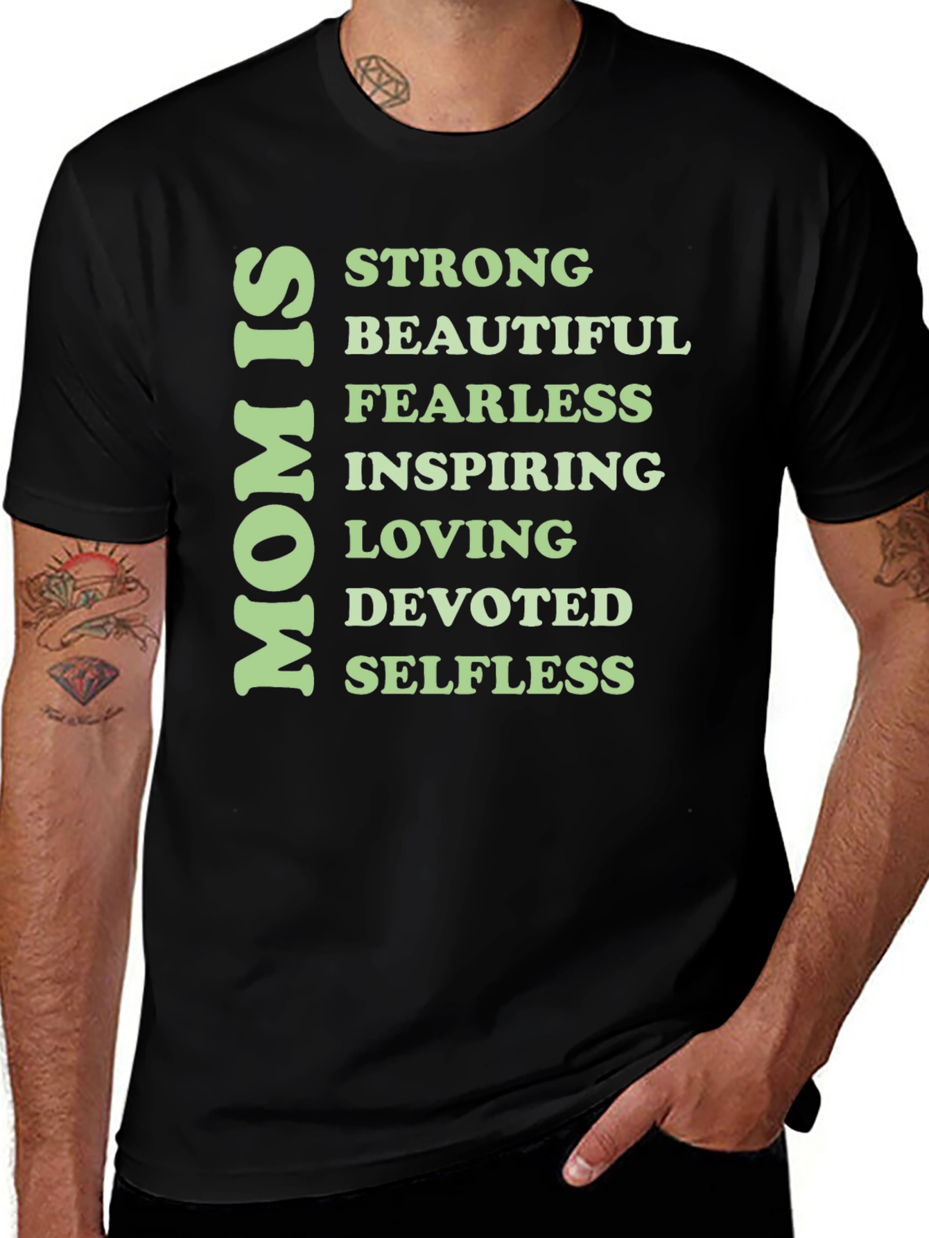 Mom Is Strong T-Shirt - Mothers Day Gift