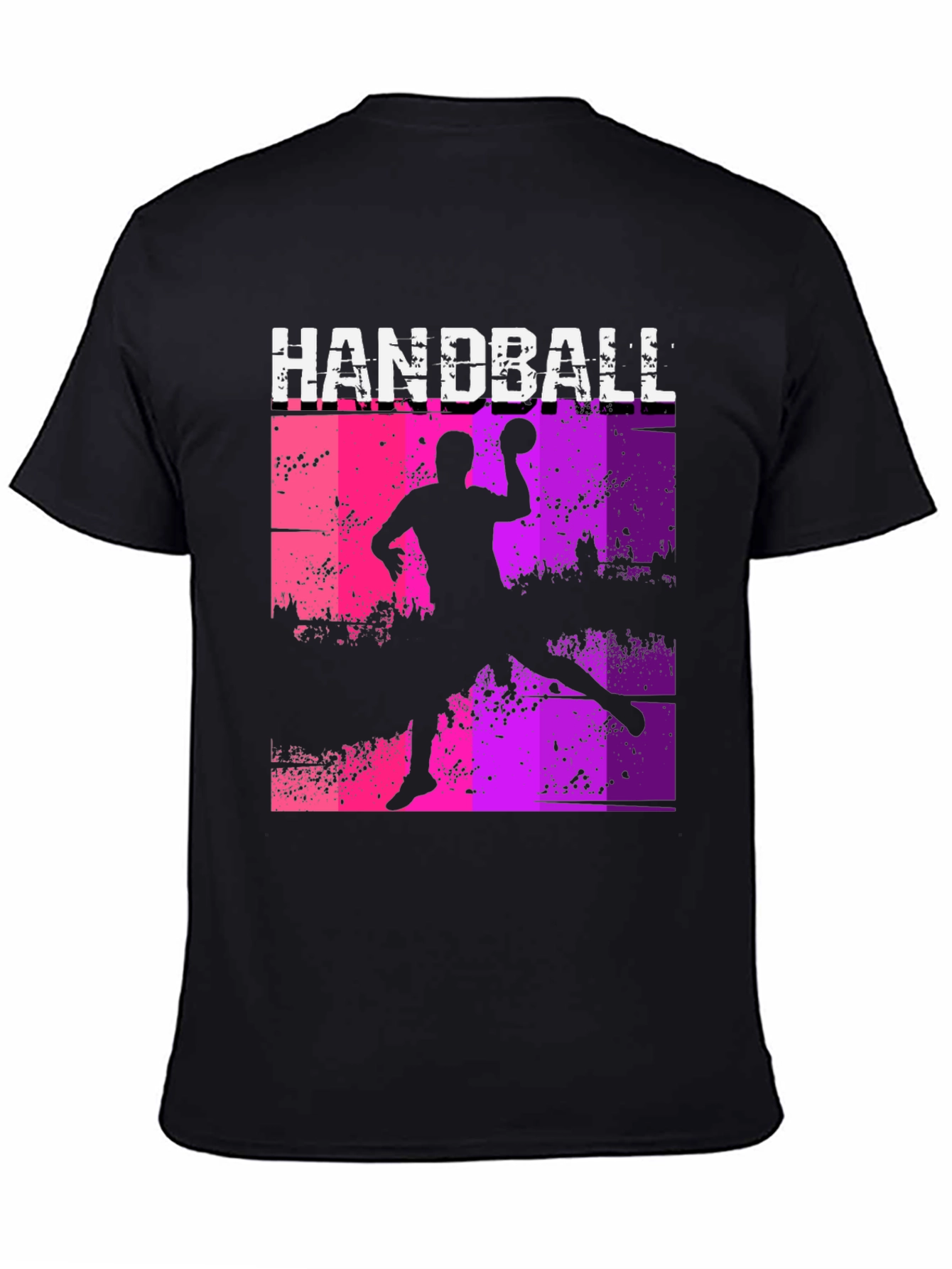 Handball Player Graphic Tee - Sporty Design