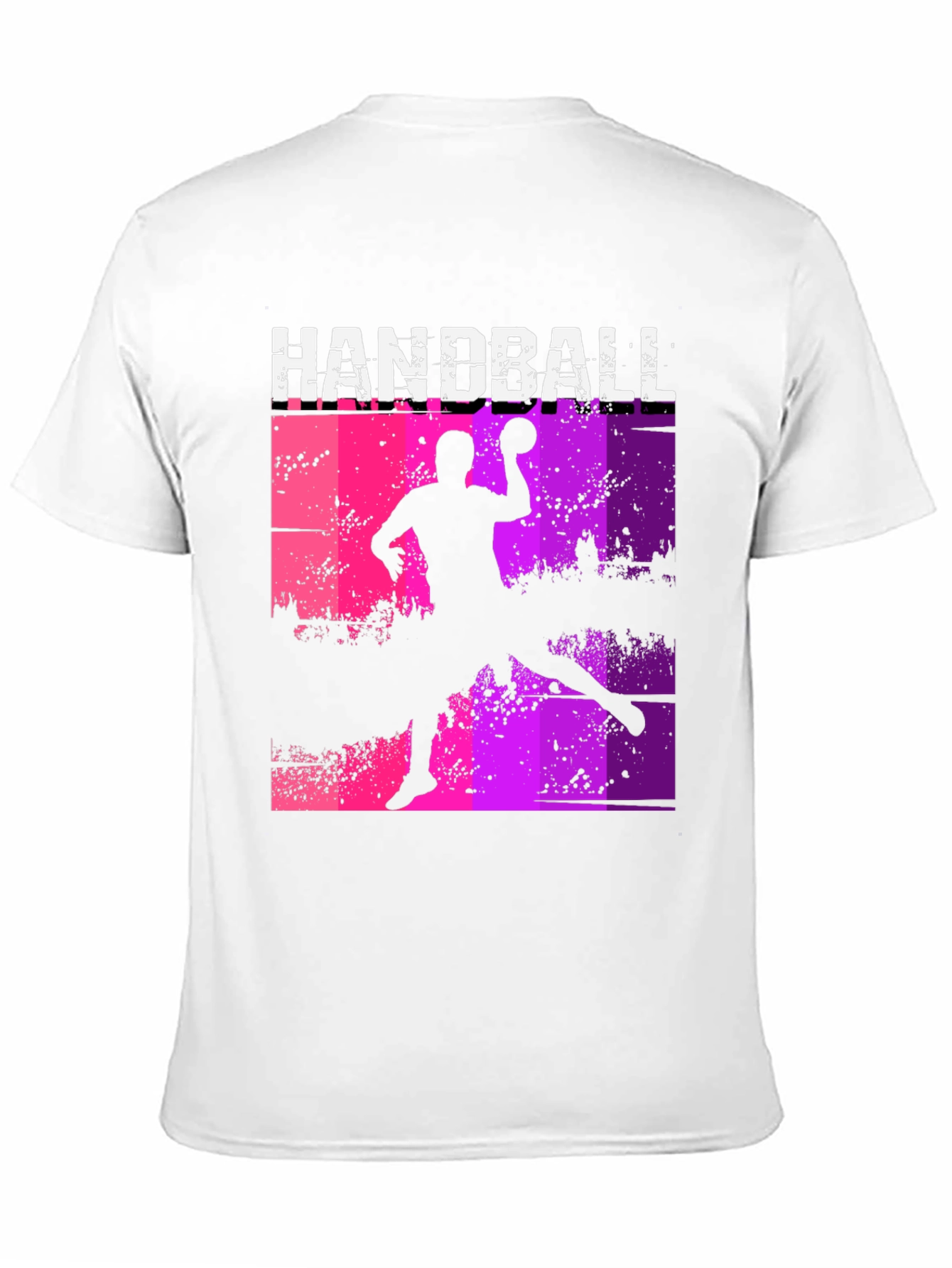 Handball Player Graphic Tee - Sporty Design