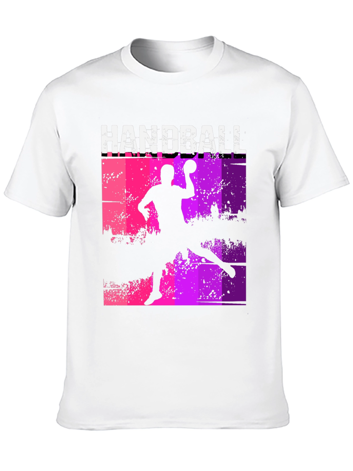 Handball Player Graphic Tee - Sporty Design