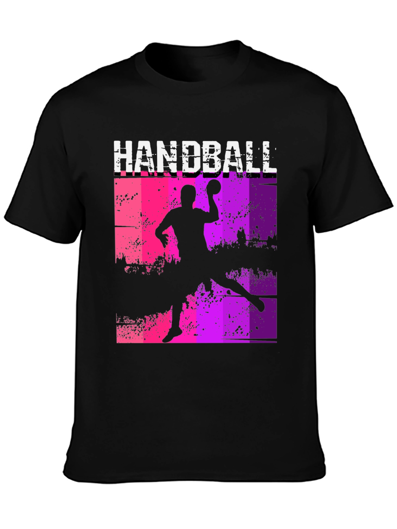 Handball Player Graphic Tee - Sporty Design