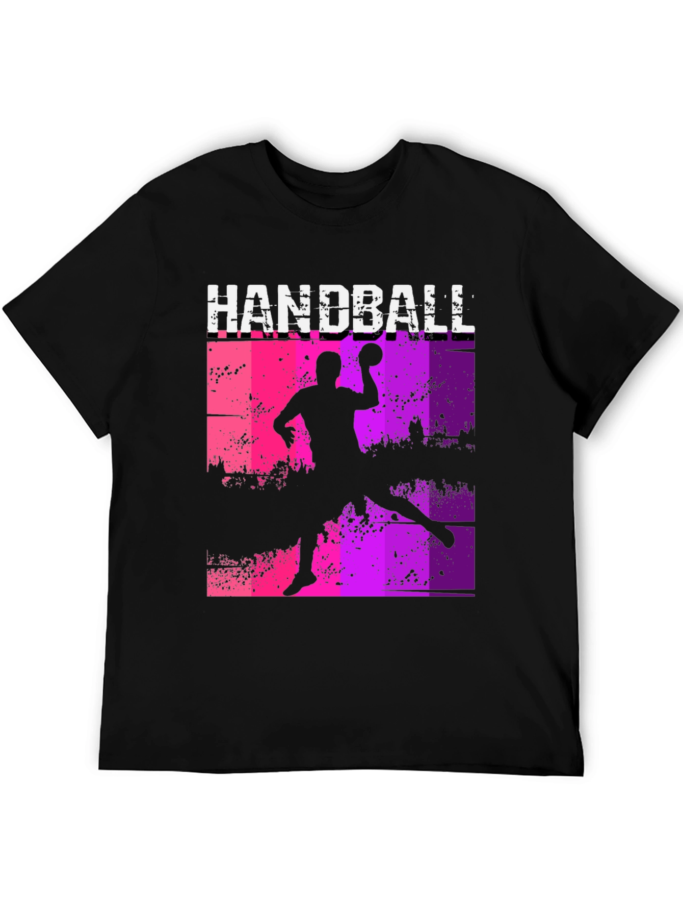 Handball Player Graphic Tee - Sporty Design