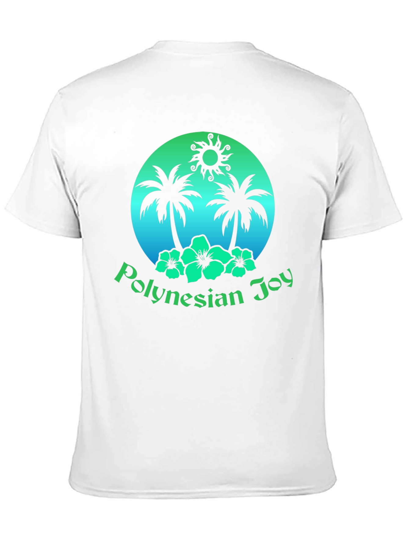 Polynesian Joy Tropical Graphic T-Shirt