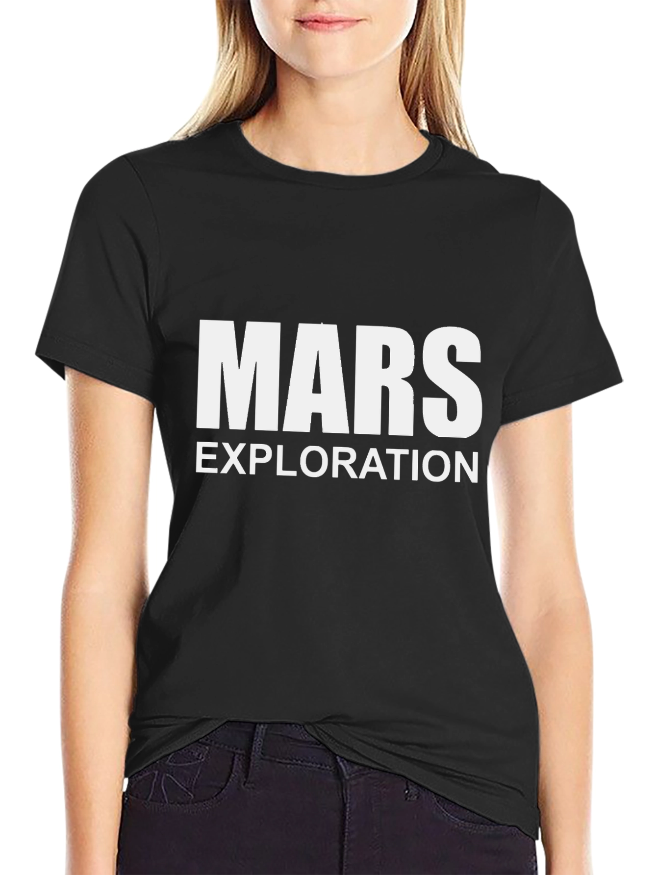 Mars Exploration Graphic Tee - Black