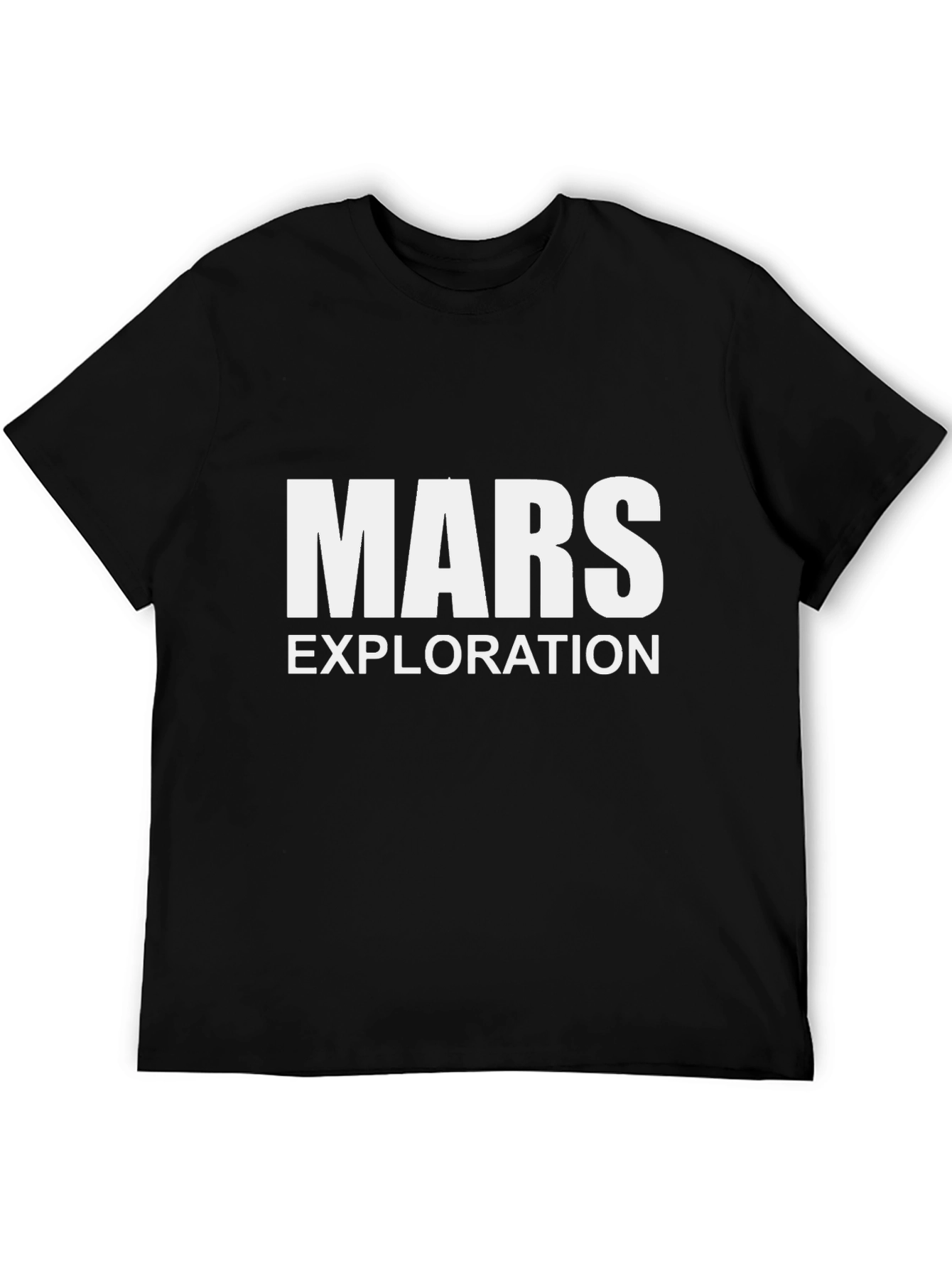 Mars Exploration Graphic Tee - Black