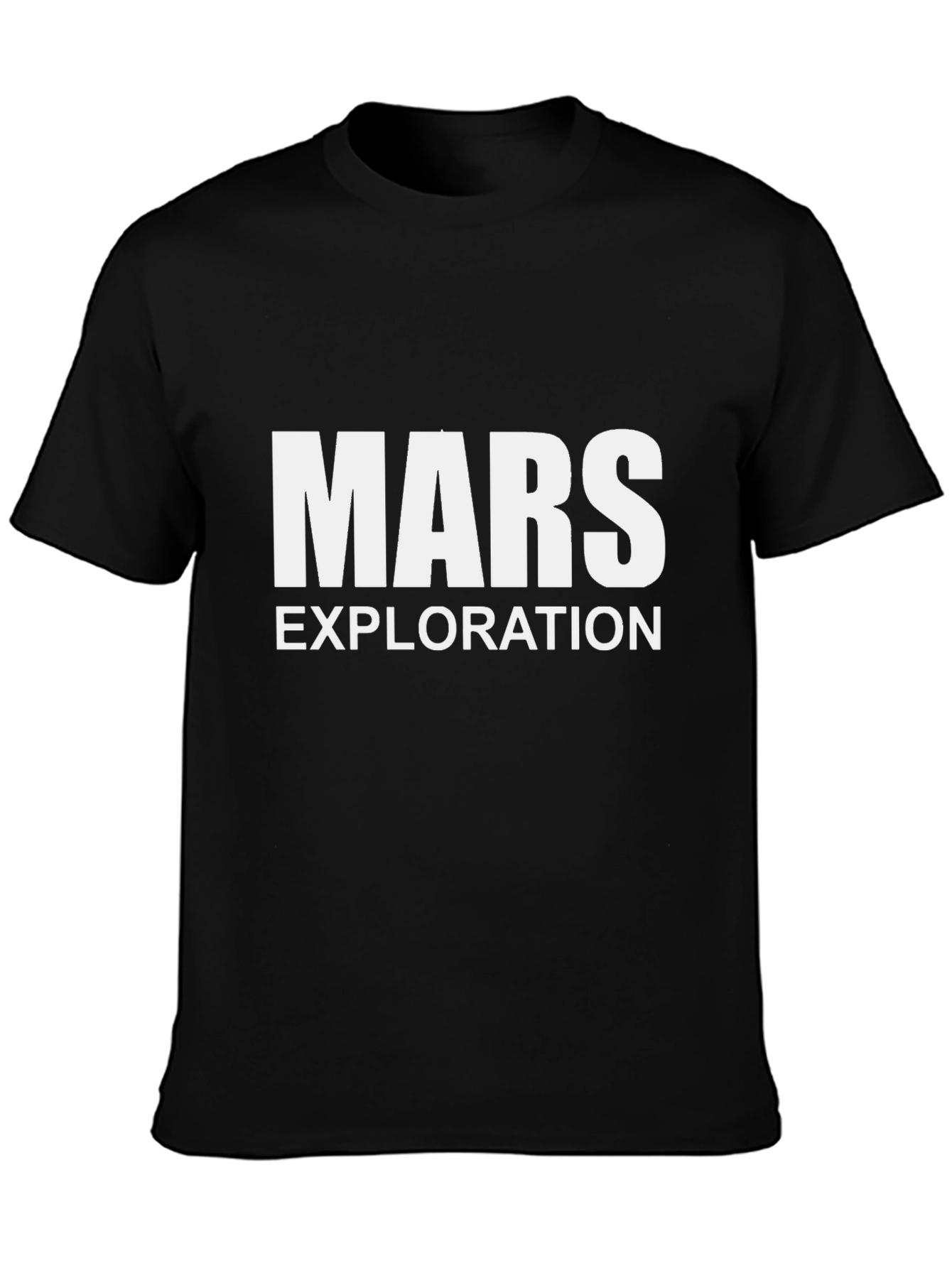 Mars Exploration Graphic Tee - Black