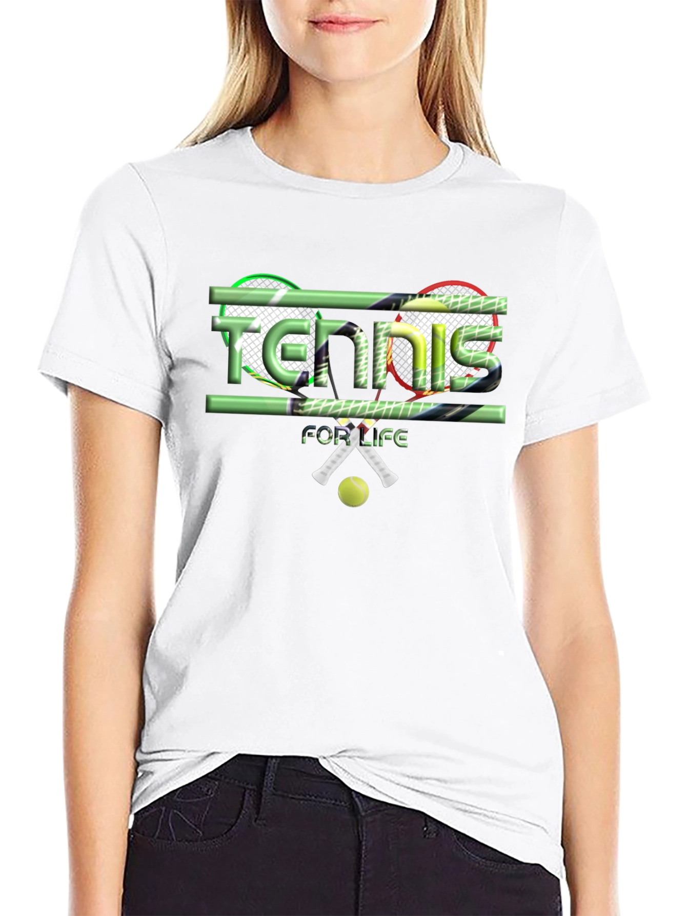 Tennis for Life Graphic T-Shirt