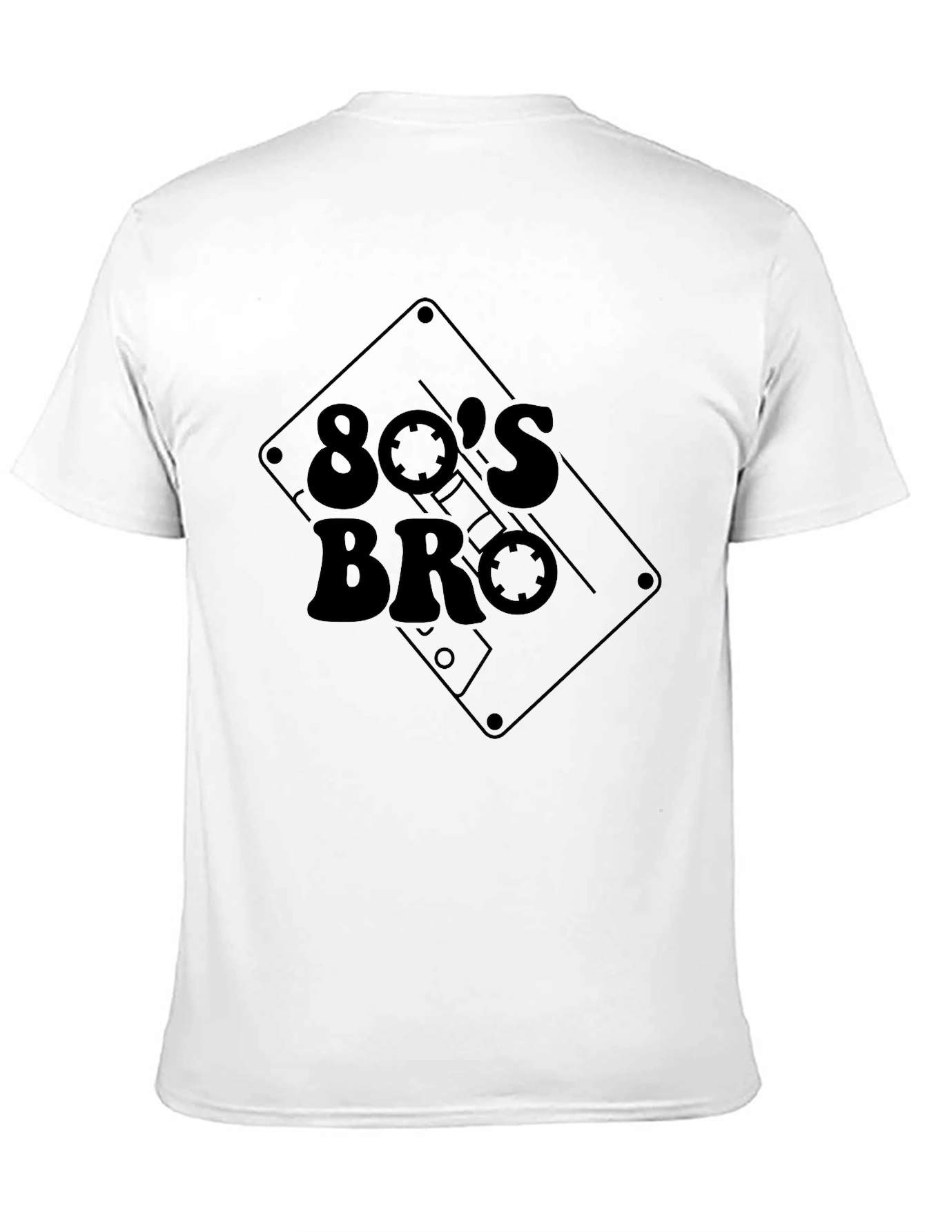 Retro 80s Bro Cassette Tape Graphic Tee