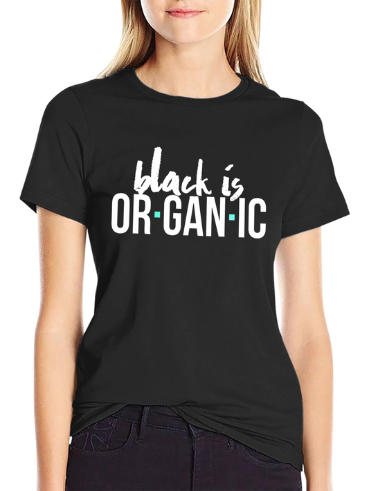 Black is Organic Graphic Tee