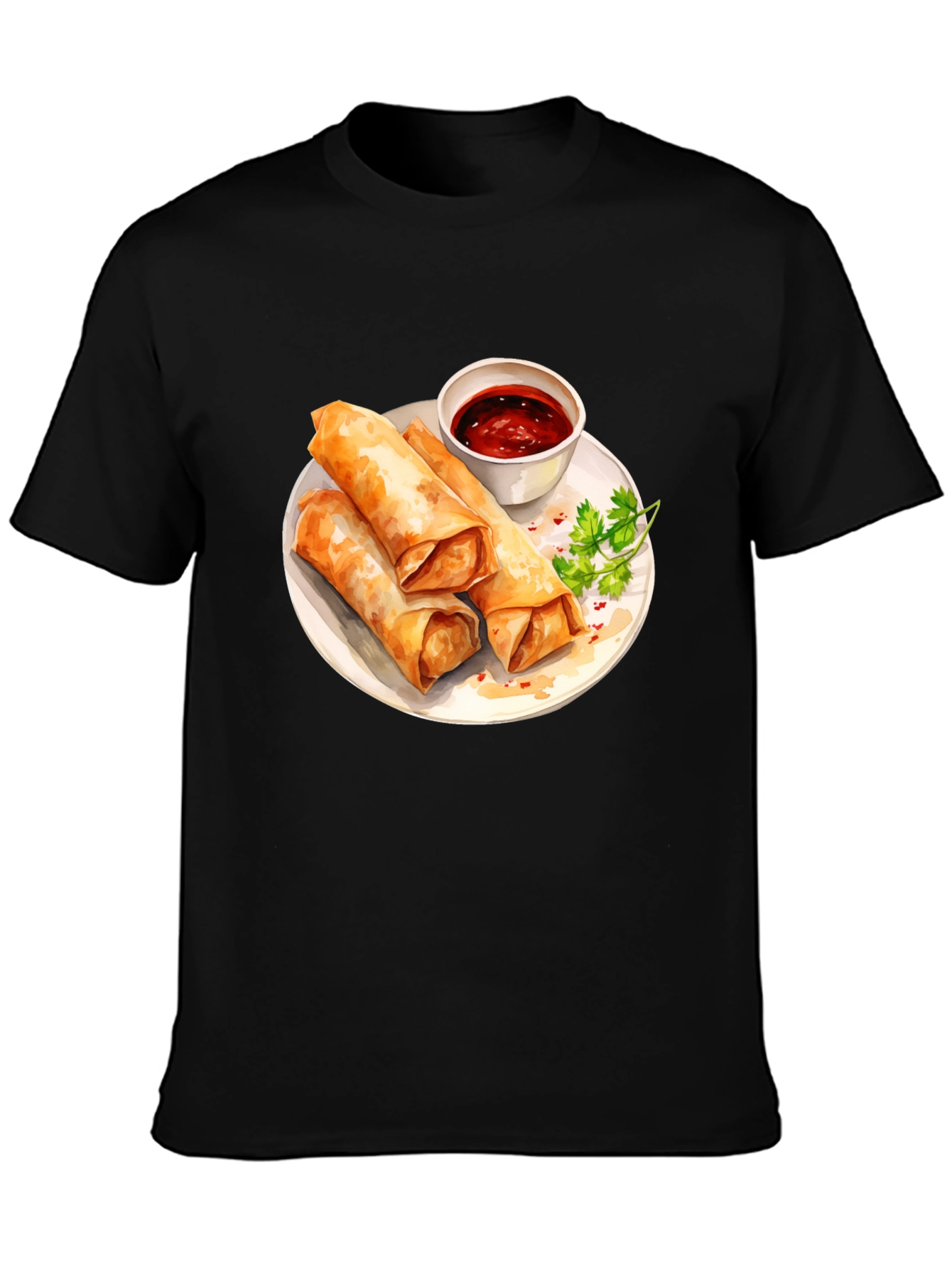 Spring Rolls Graphic Tee - Unique Food Lovers Gift