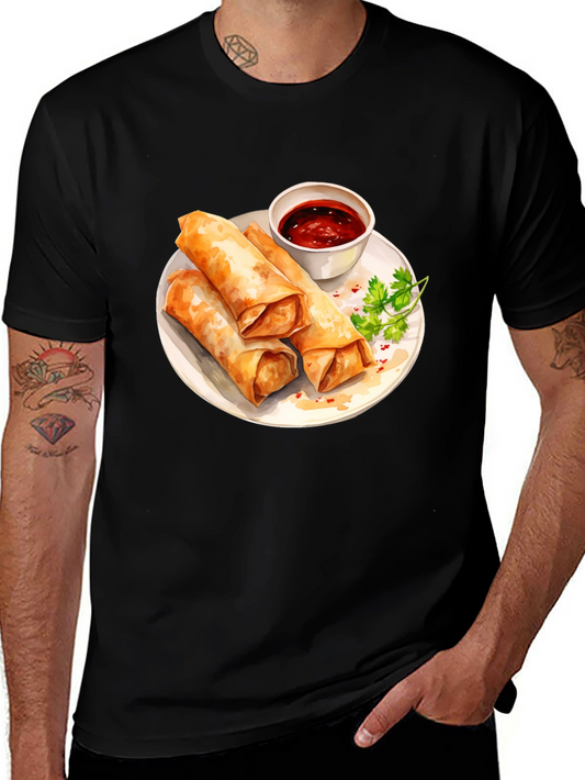 Spring Rolls Graphic Tee - Unique Food Lovers Gift