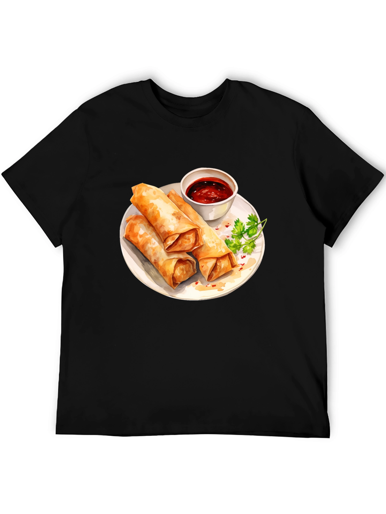 Spring Rolls Graphic Tee - Unique Food Lovers Gift