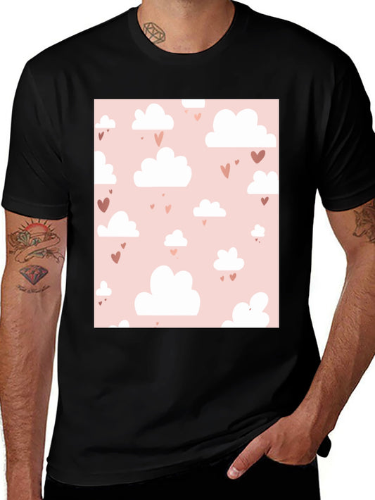 Cute Cloud and Hearts T-Shirt