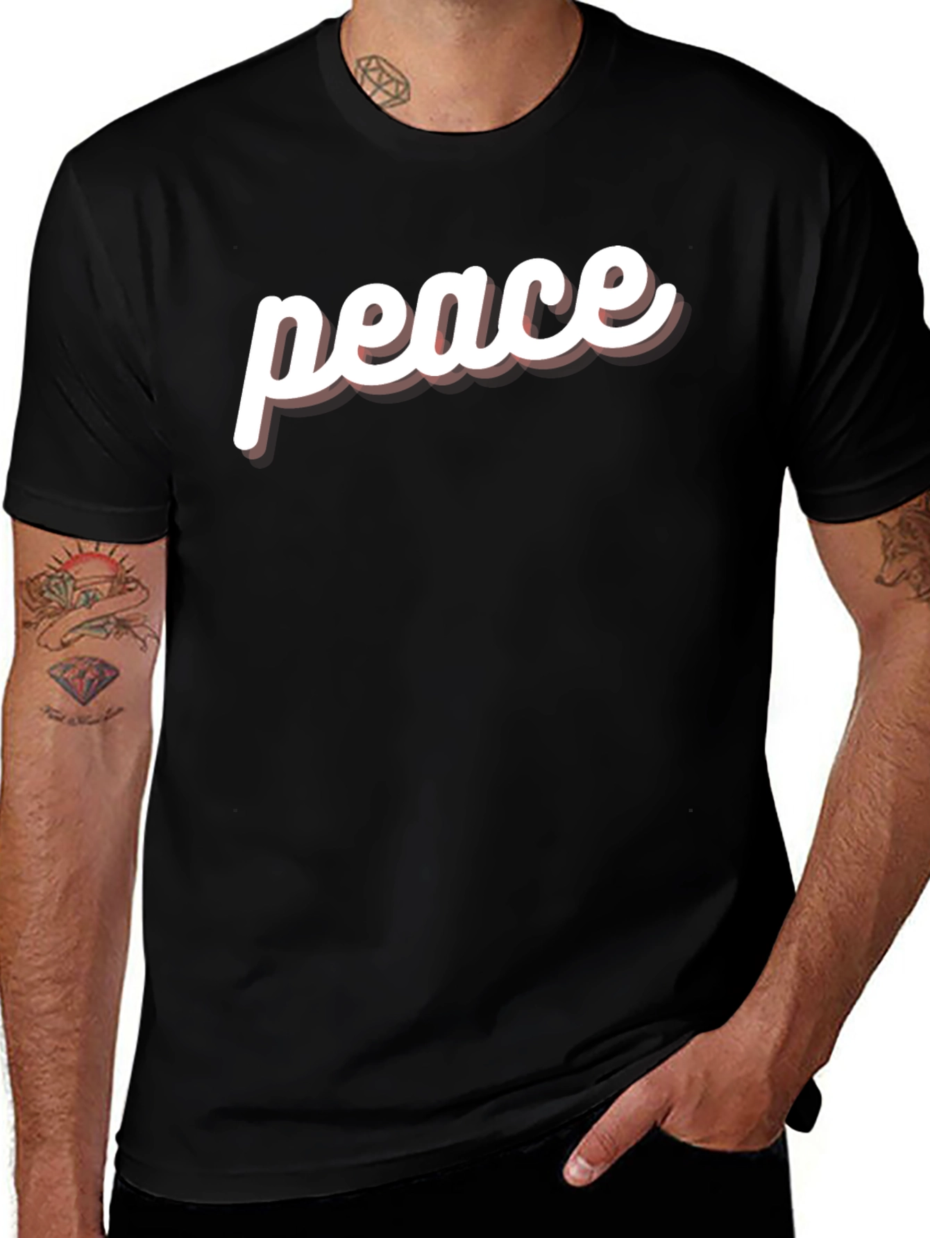 Peace Graphic Tee - Casual Comfort