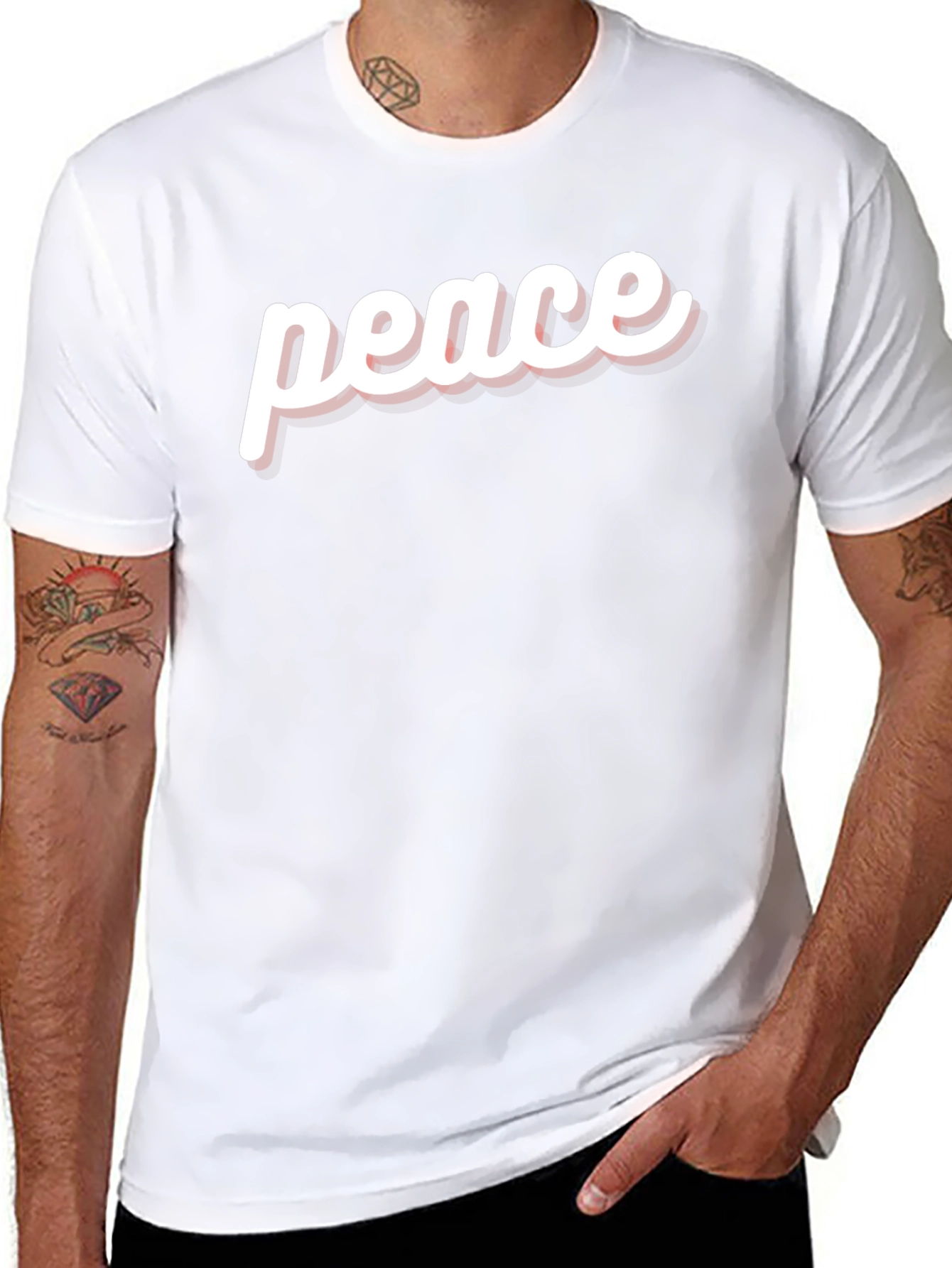 Peace Graphic Tee - Casual Comfort